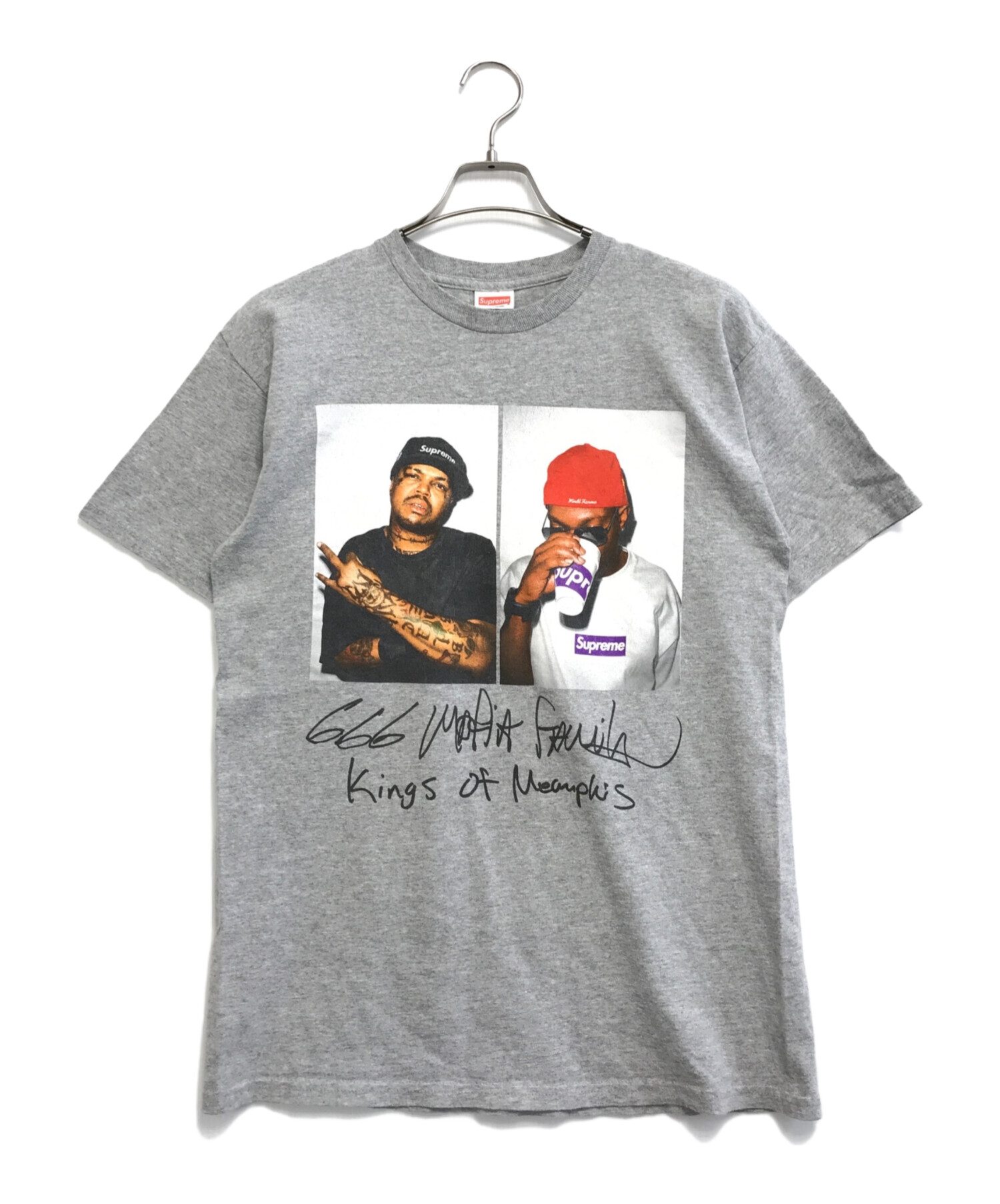 中古・古着通販】SUPREME (シュプリーム) three six mafia tee グレー