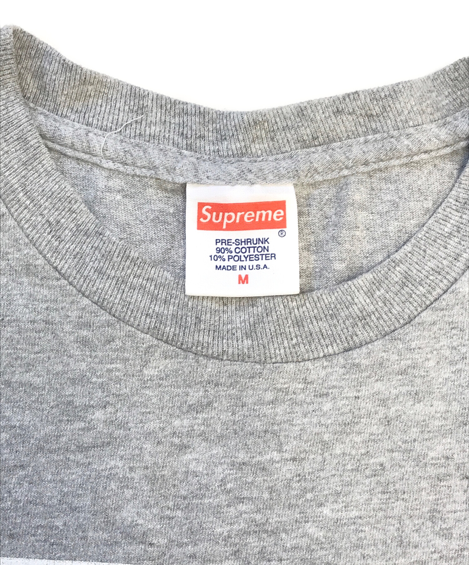 中古・古着通販】SUPREME (シュプリーム) three six mafia tee グレー