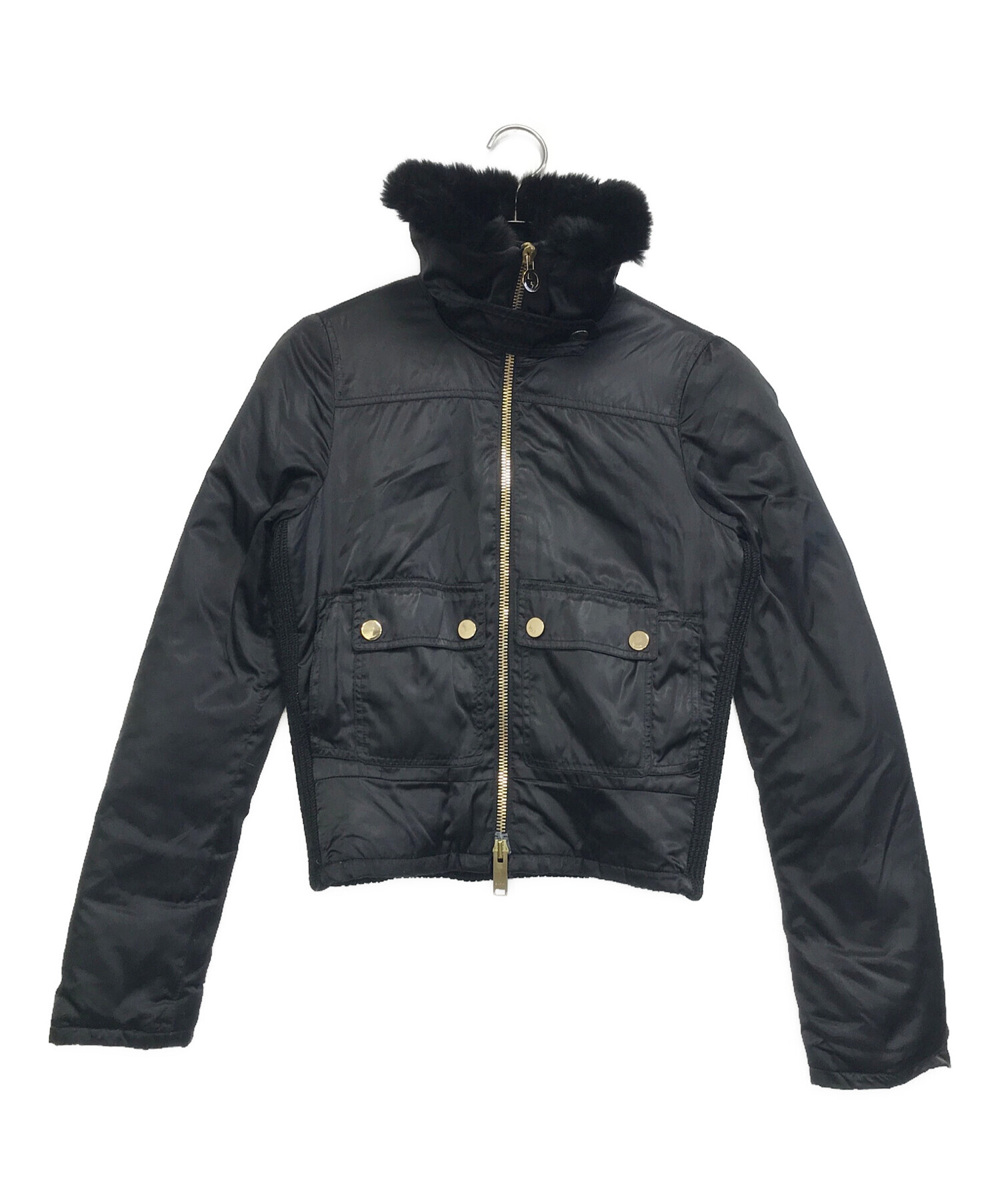 中古・古着通販】GUCCI (グッチ) 中綿ジャケット ブラック サイズ:38 