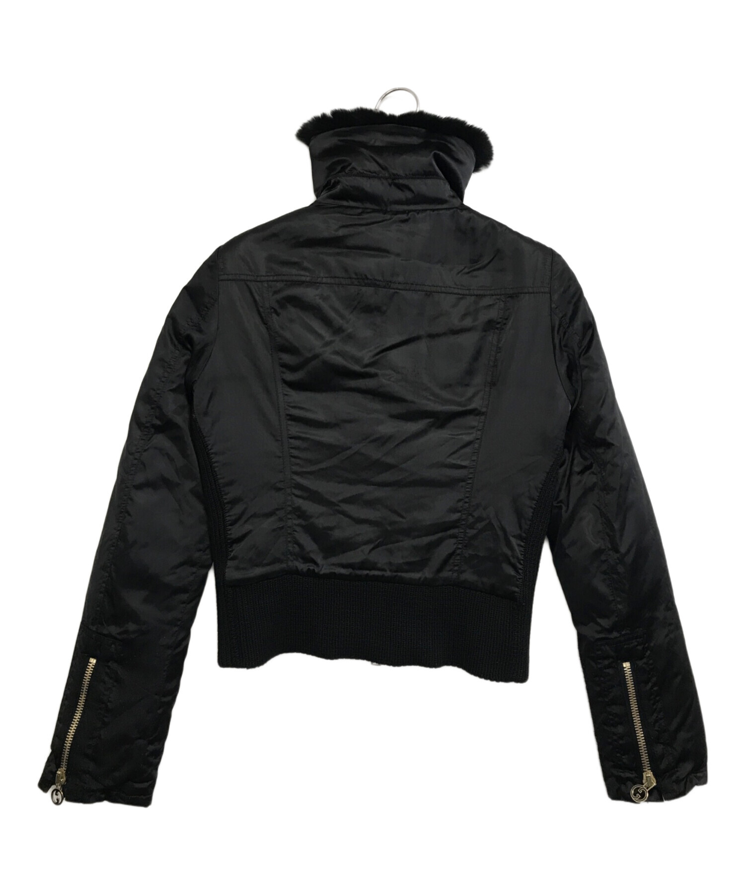 中古・古着通販】GUCCI (グッチ) 中綿ジャケット ブラック サイズ:38 