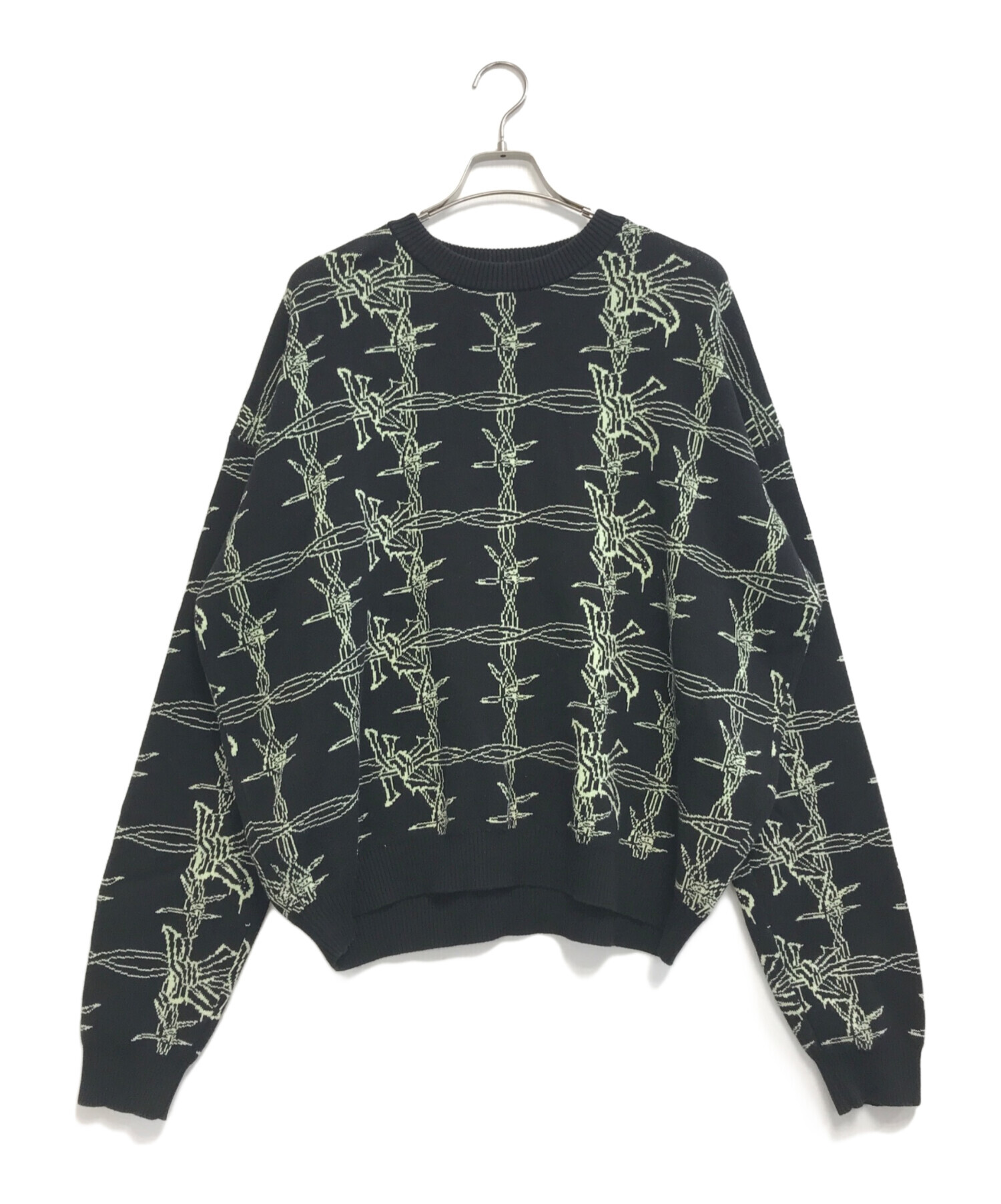 中古・古着通販】YARDSALE (ヤードセール) barbera knit ブラック 