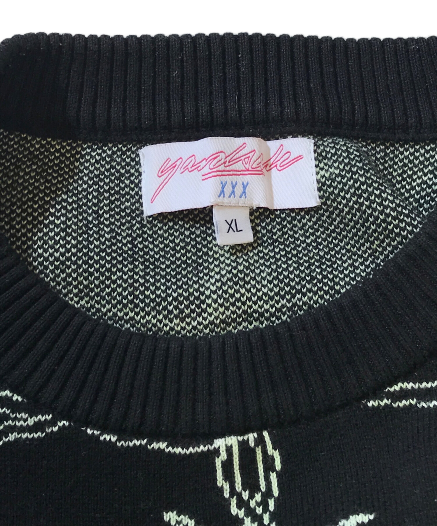 中古・古着通販】YARDSALE (ヤードセール) barbera knit ブラック 