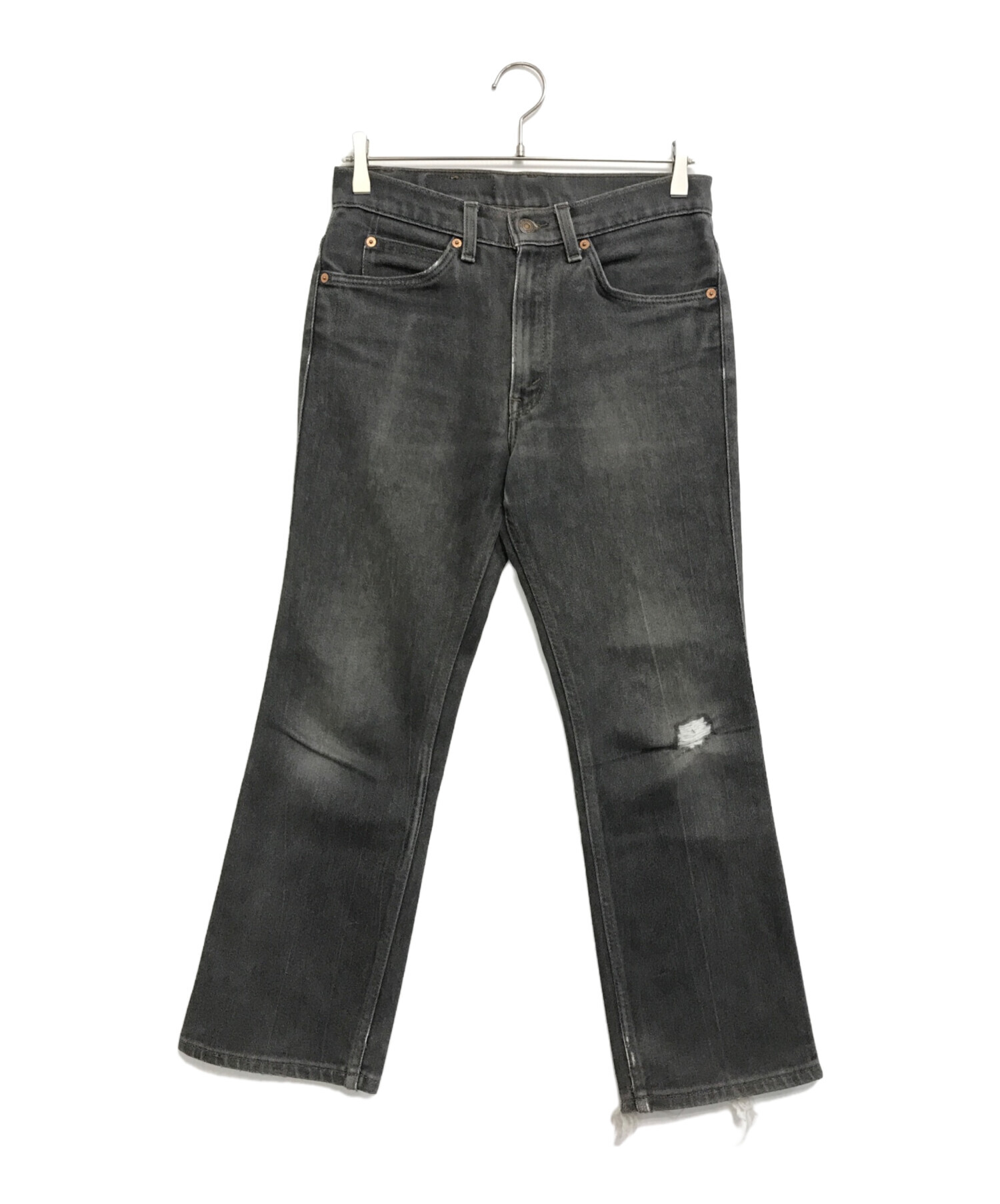 Levi's 517 先染め ブラック ストレッチ usa W38 L30 アメリカ製 リーバイス517 ブラック先染め30 Levi's