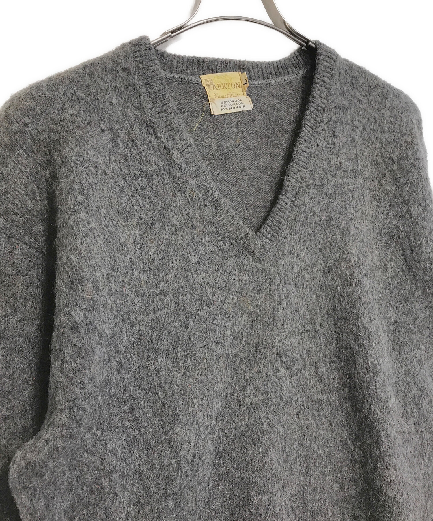 中古・古着通販】VINTAGE (ヴィンテージ) モヘアニット グレー サイズ 
