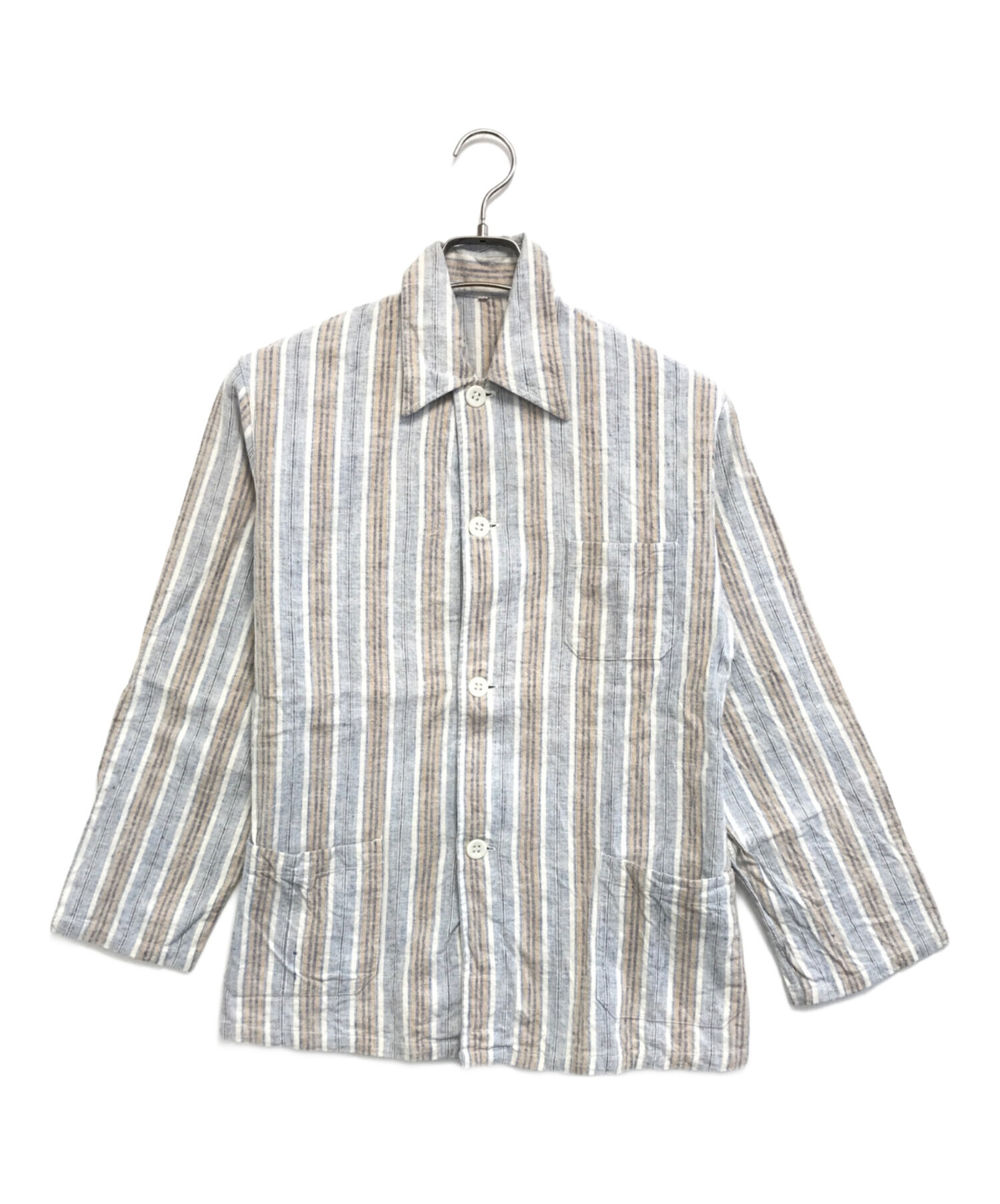 新古品(使用1回) 中古・古着通販】VINTAGE (ヴィンテージ) プリズナーシャツ ブルー