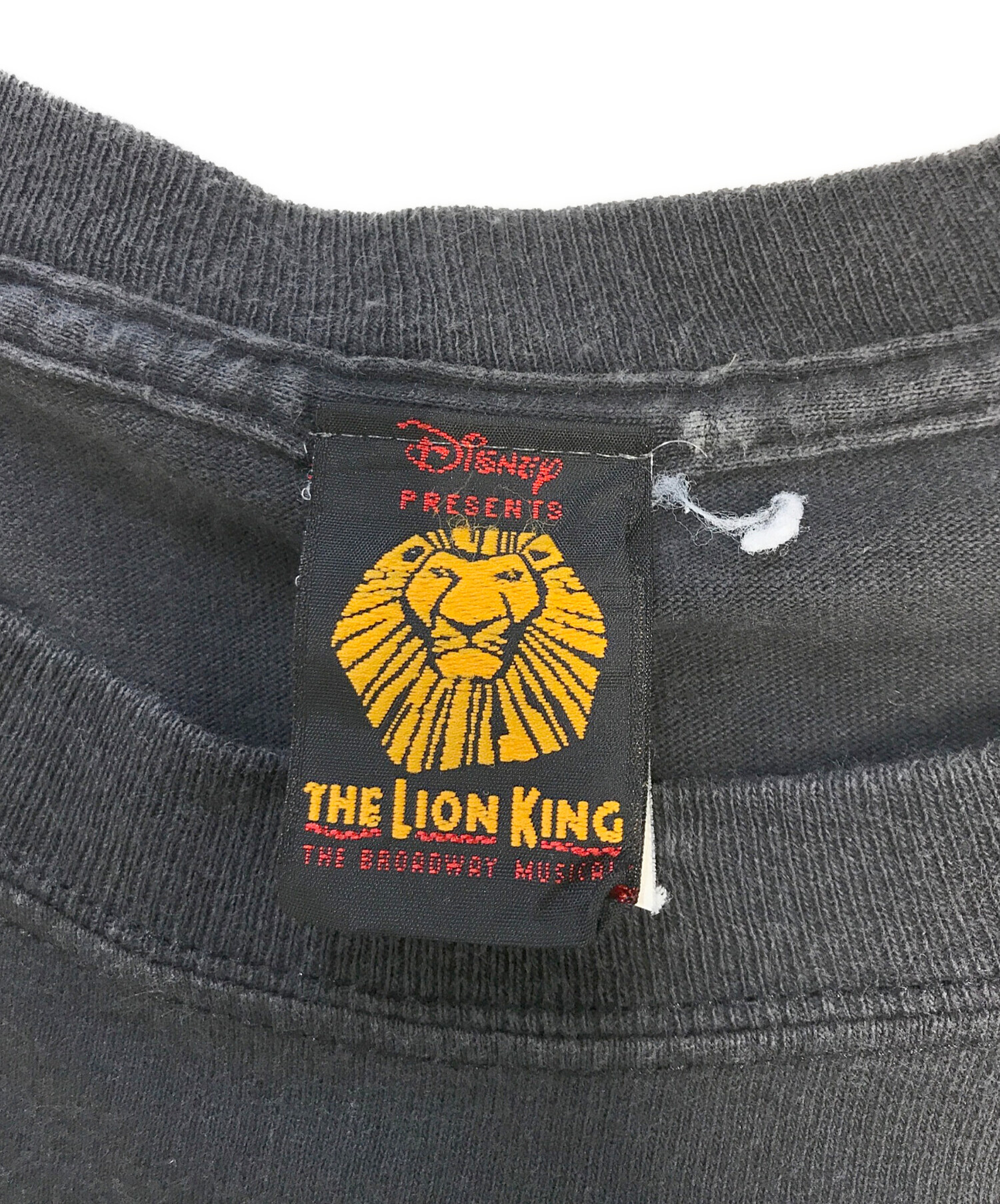 中古・古着通販】DISNEY (ディズニー) アニメTシャツ ブラック サイズ 