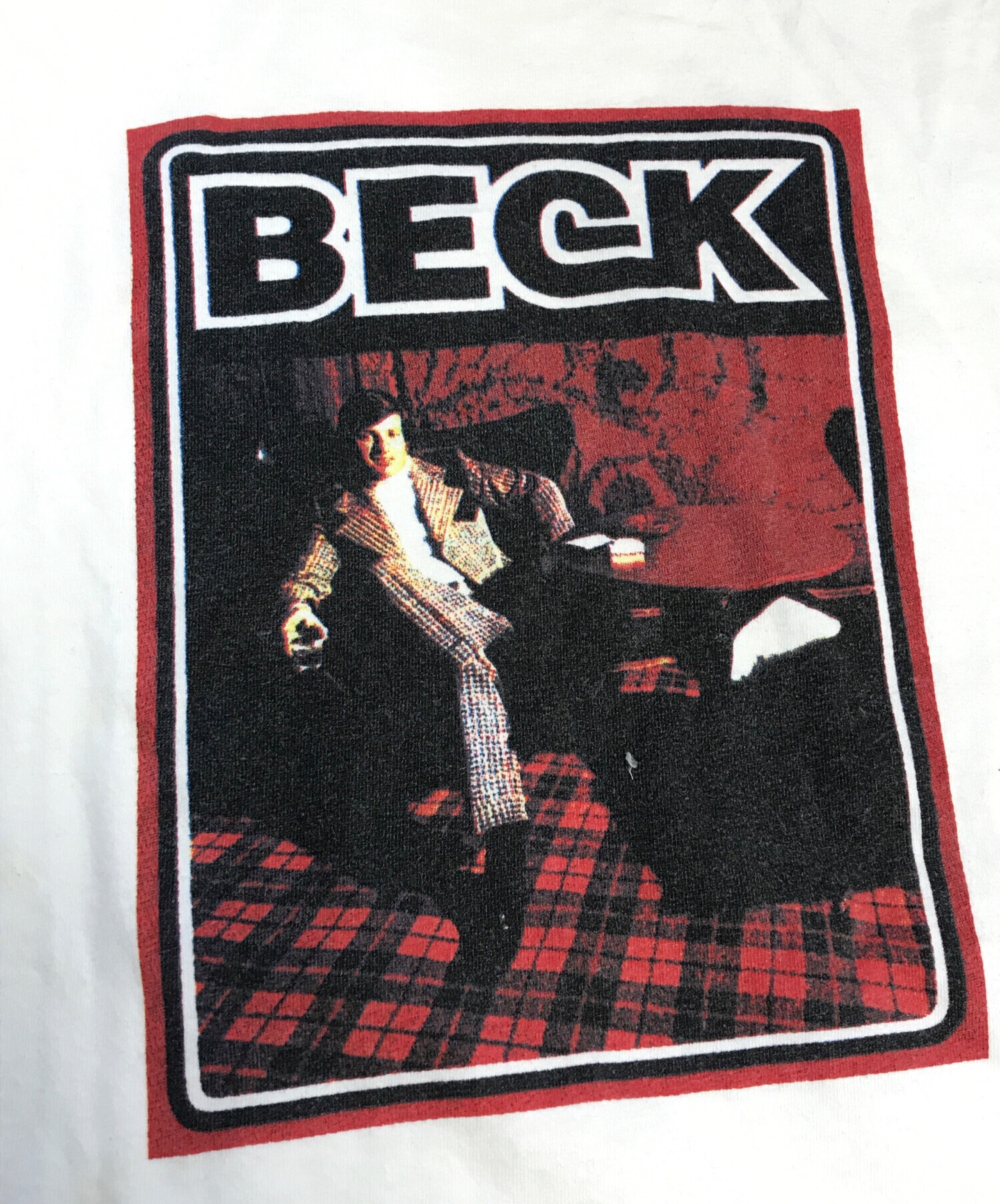 中古・古着通販】Hanes (ヘインズ) 90s BECK(ベック) Tシャツ ホワイト