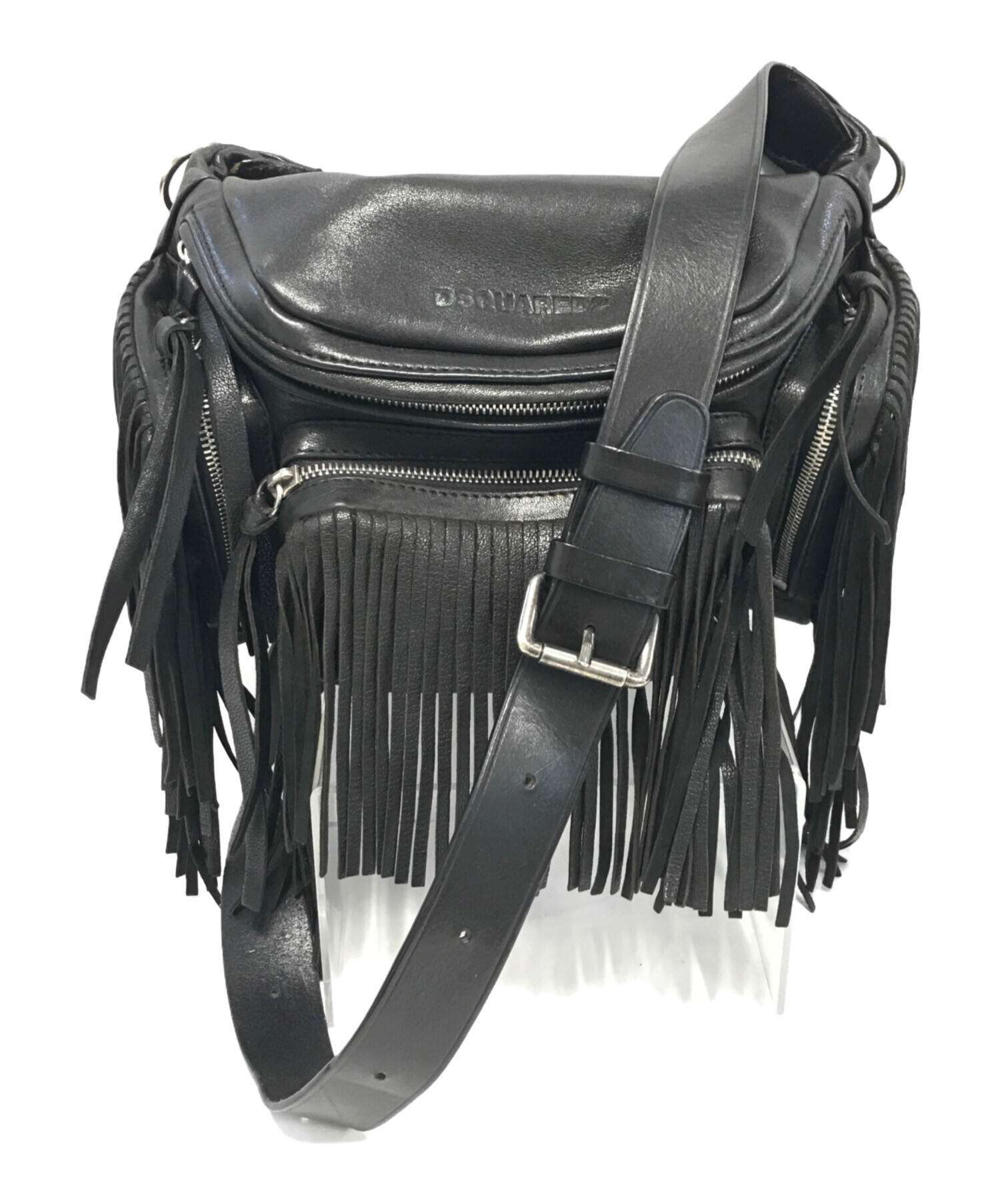 中古・古着通販】DSQUARED2 (ディースクエアード) フリンジショルダー  