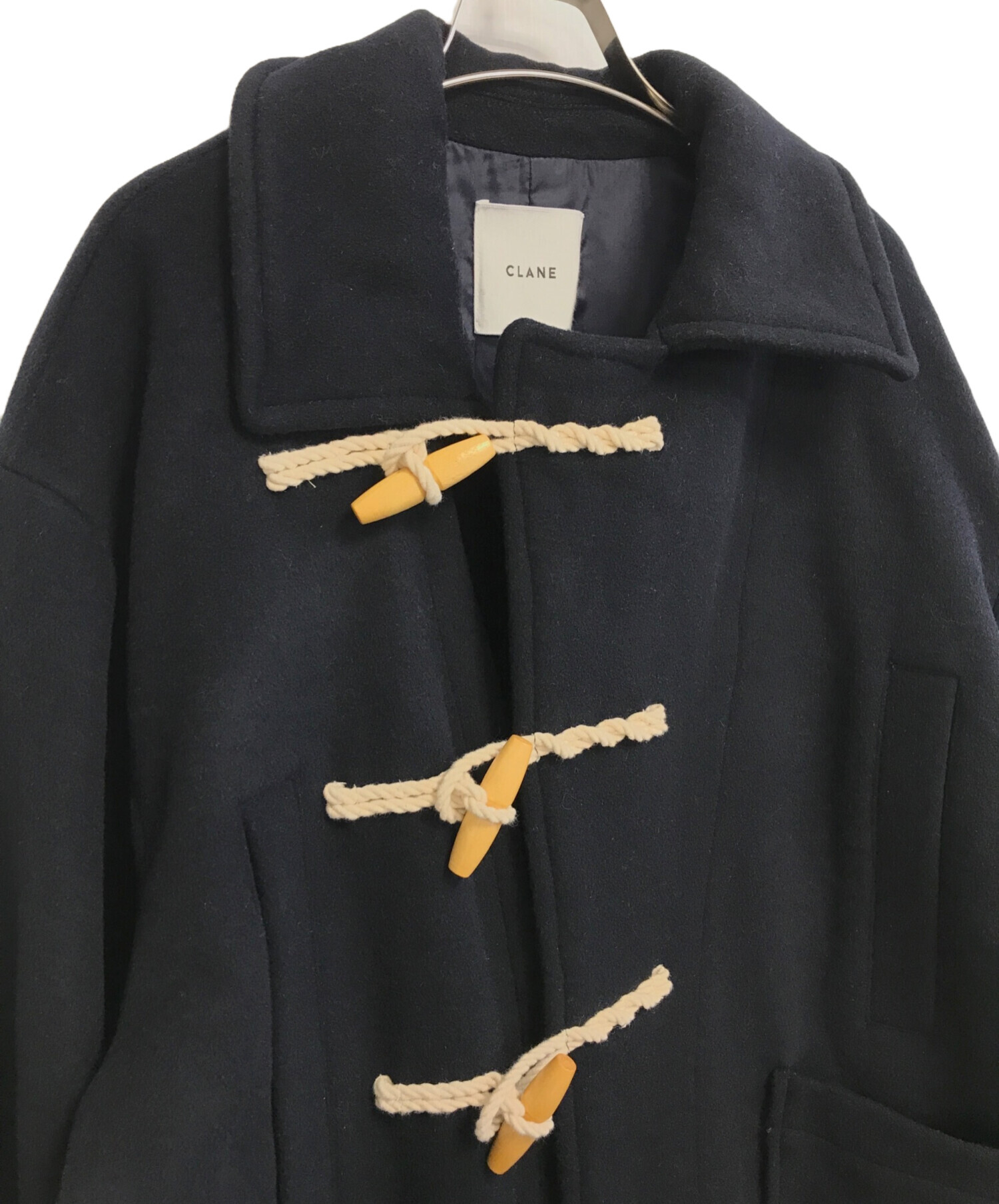 CLANE OVER MAXI DUFFLE COAT ネイビー 松本恵奈のMUST BUY- 11月4日（金）発売の”OVER MAXI DUFFLE COAT
