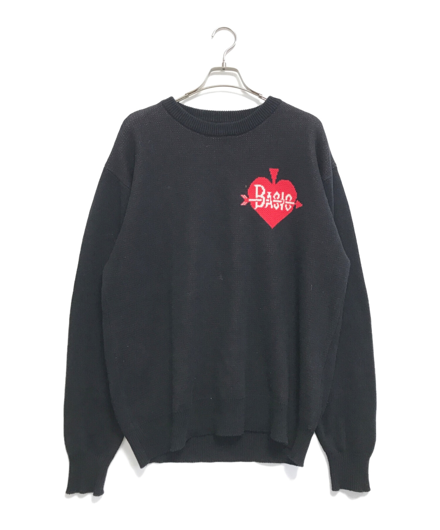 中古・古着通販】BASICKS (ベイシックス) ニット ブラック サイズ:L 