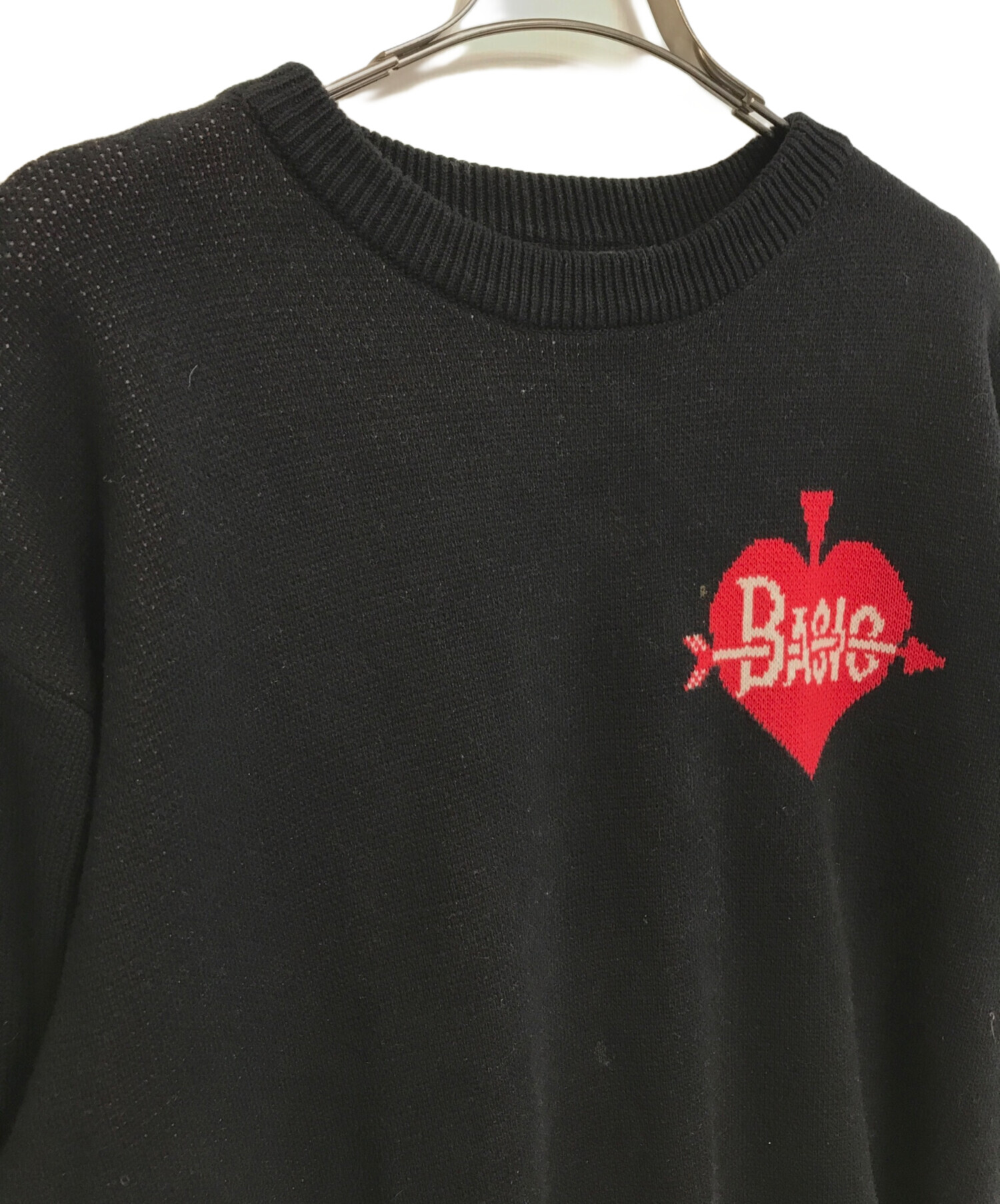 中古・古着通販】BASICKS (ベイシックス) ニット ブラック サイズ:L 