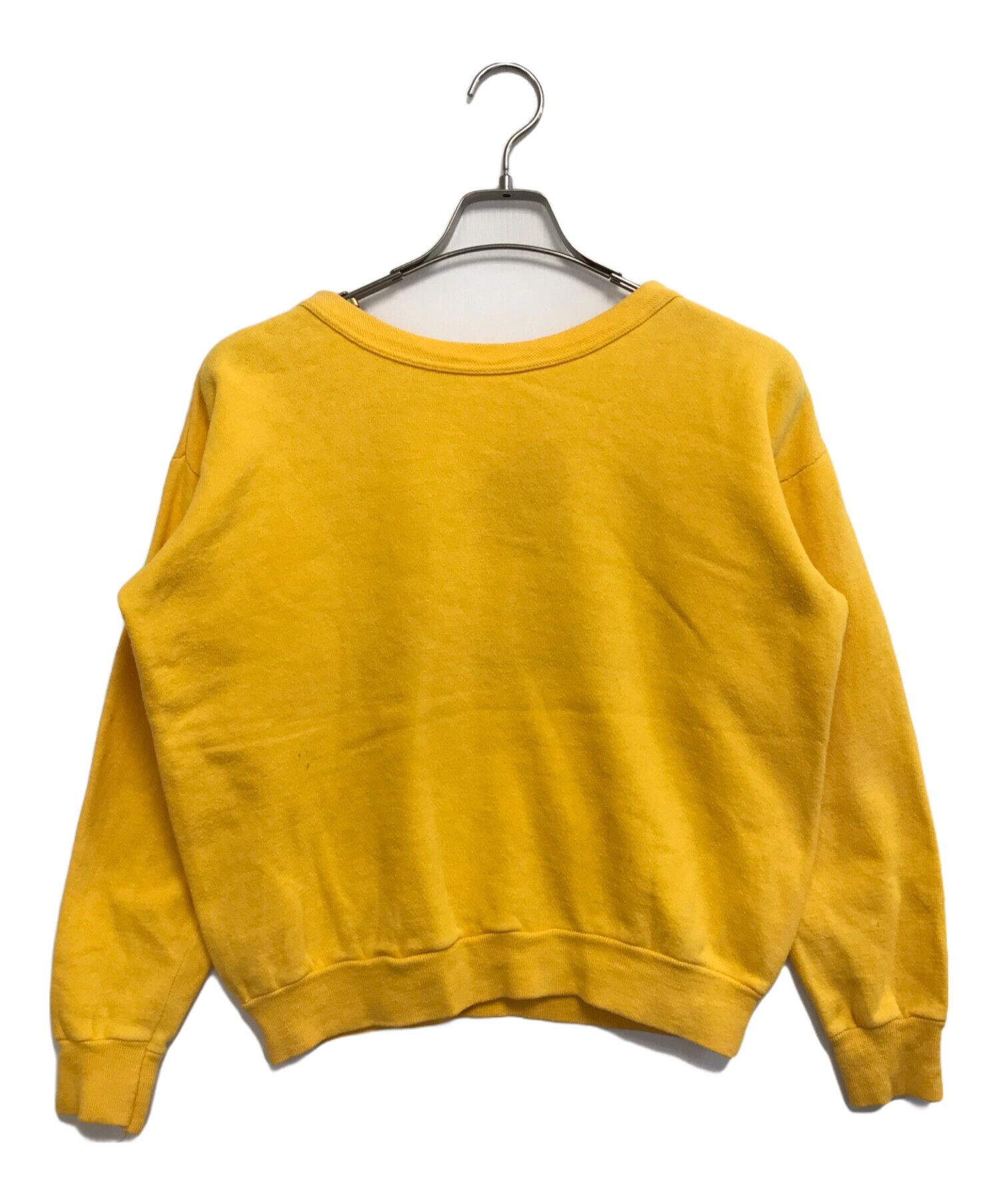 vintage used 古着 トレーナー スウェット イエロー 中古・古着通販】VINTAGE (ヴィンテージ) 染込みスウェット イエロー