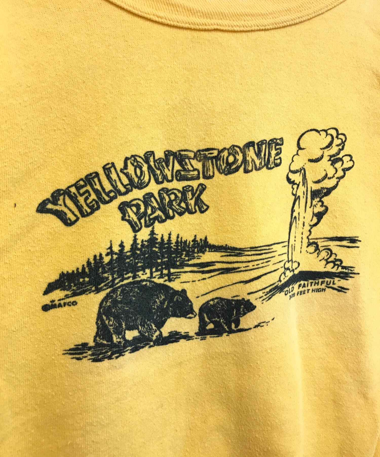 中古・古着通販】VINTAGE (ヴィンテージ) 染込みスウェット イエロー