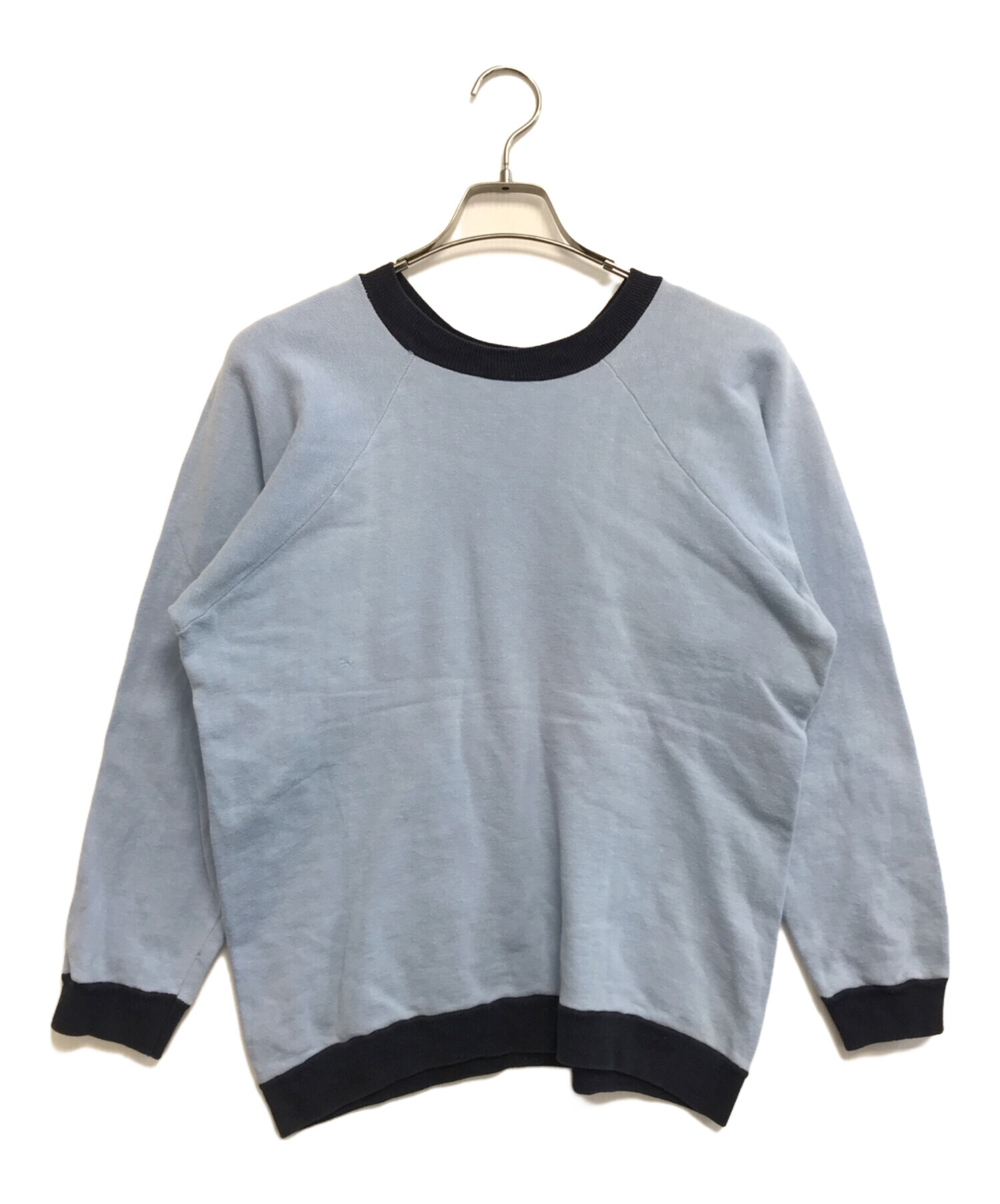 中古・古着通販】Hanes (ヘインズ) ラグランスウェット スカイブルー
