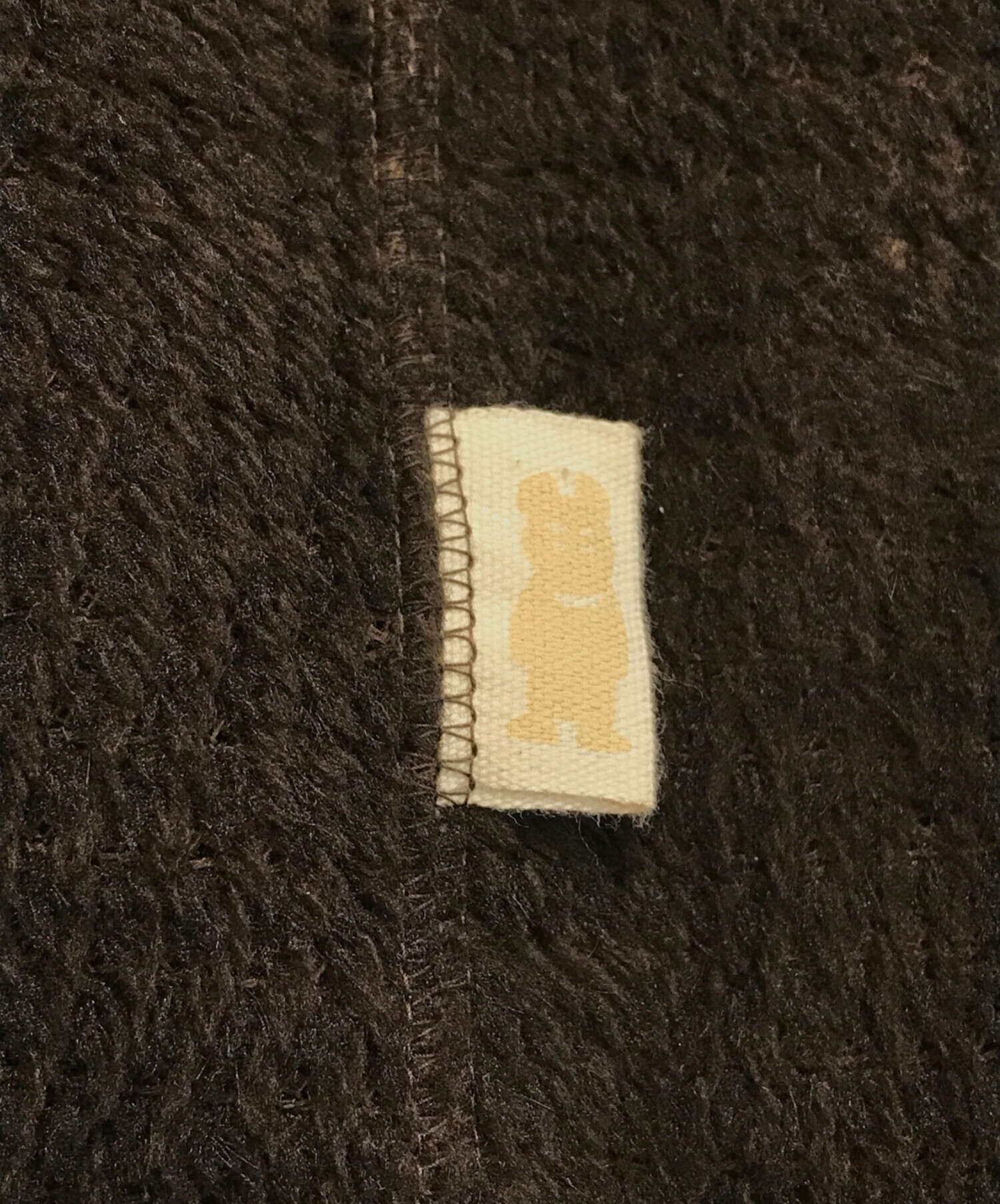 中古・古着通販】JIAN YE (ジェン イェ) BEAR SKIN TOP ブラウン 