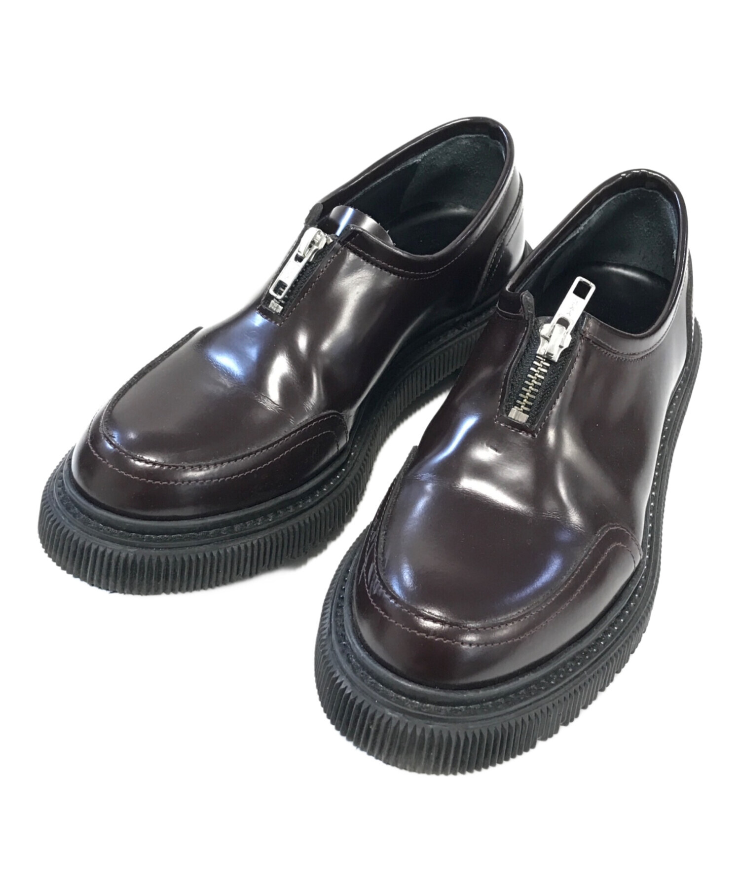 中古・古着通販】ADIEV (アデュー) レザーシューズ ブラウン サイズ:38