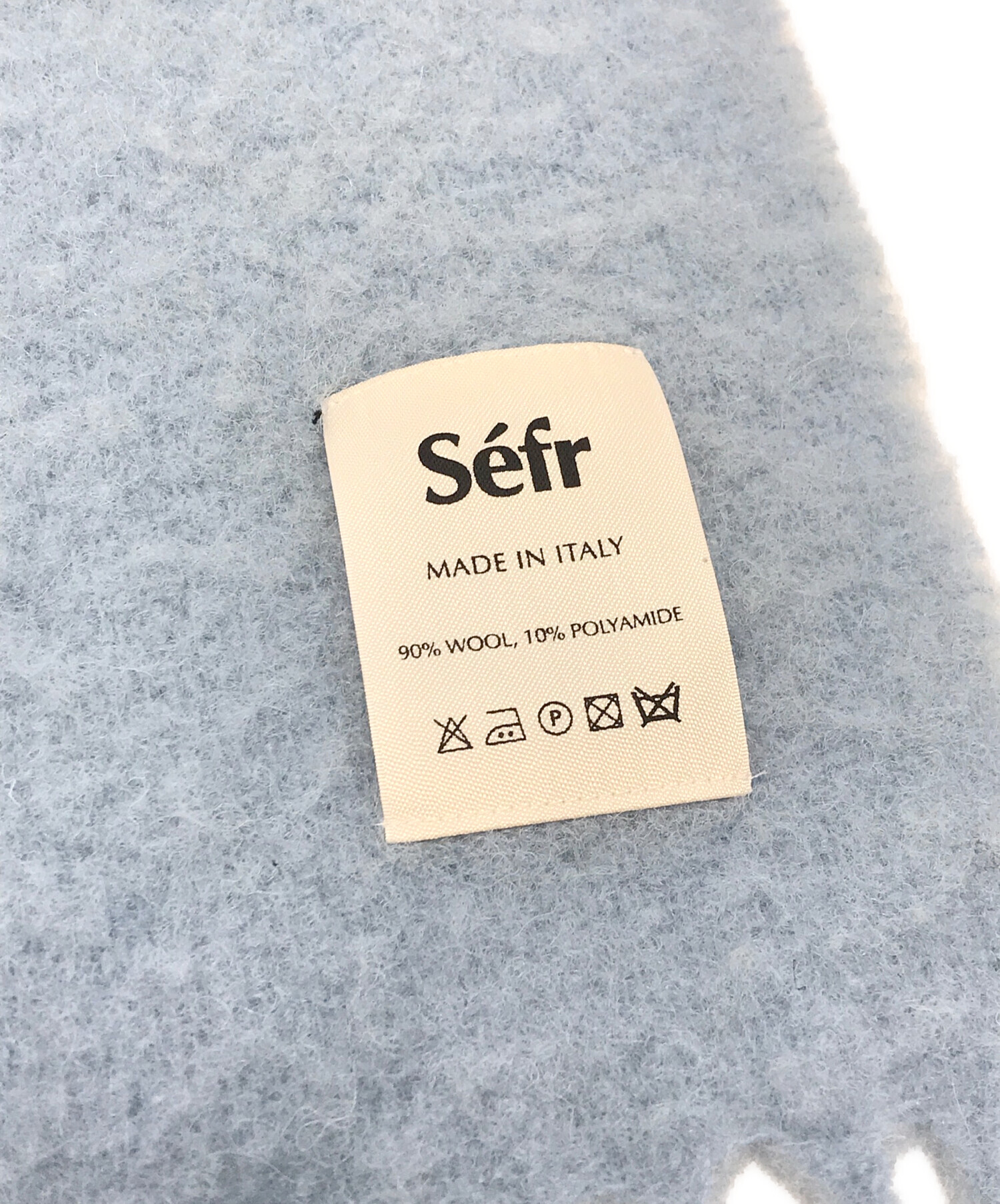 中古・古着通販】Sefr (セファ) マフラー スカイブルー｜ブランド