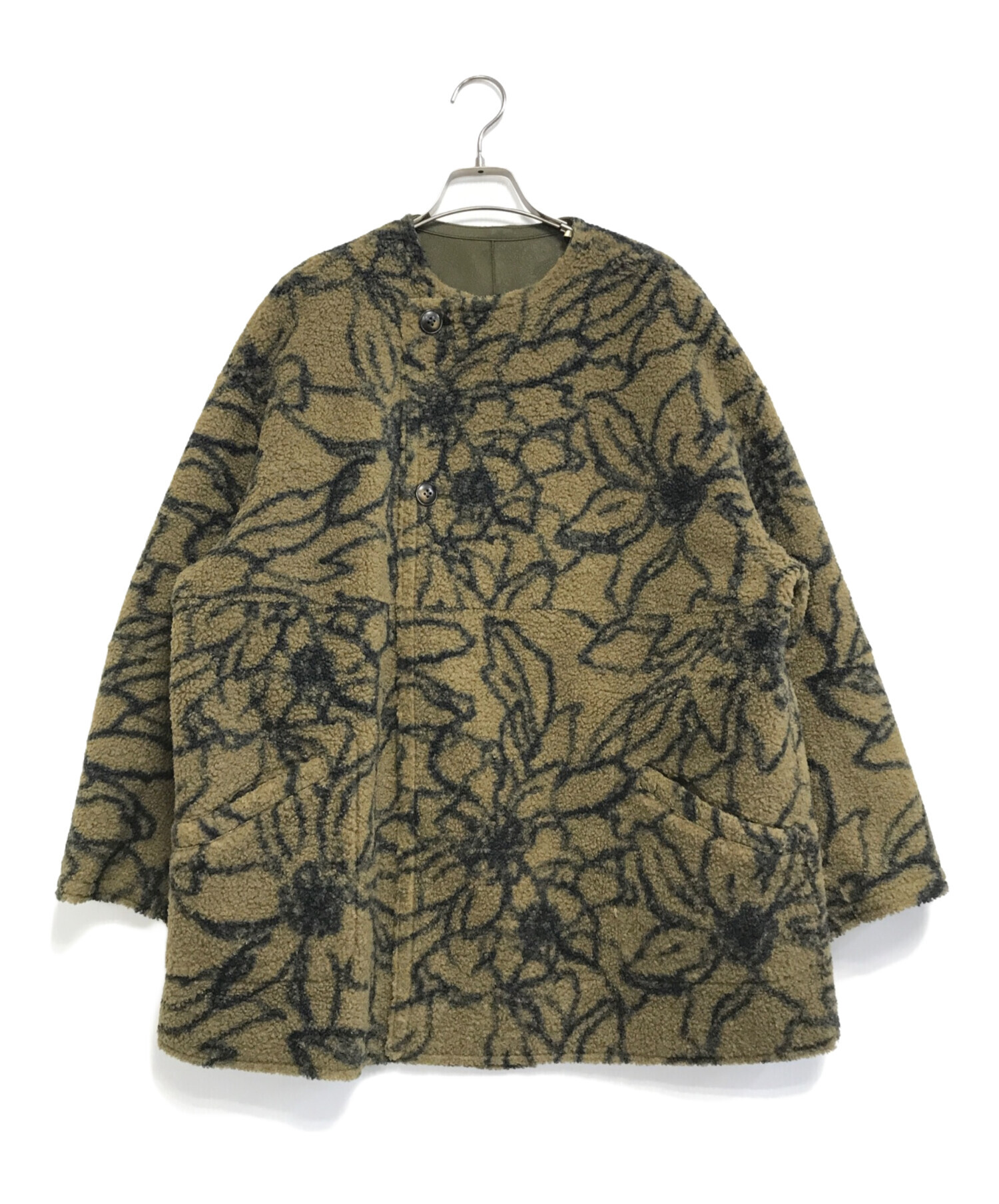 中古・古着通販】Ameri (アメリ) REVERSIBLE FAKE BOA MIDI COAT