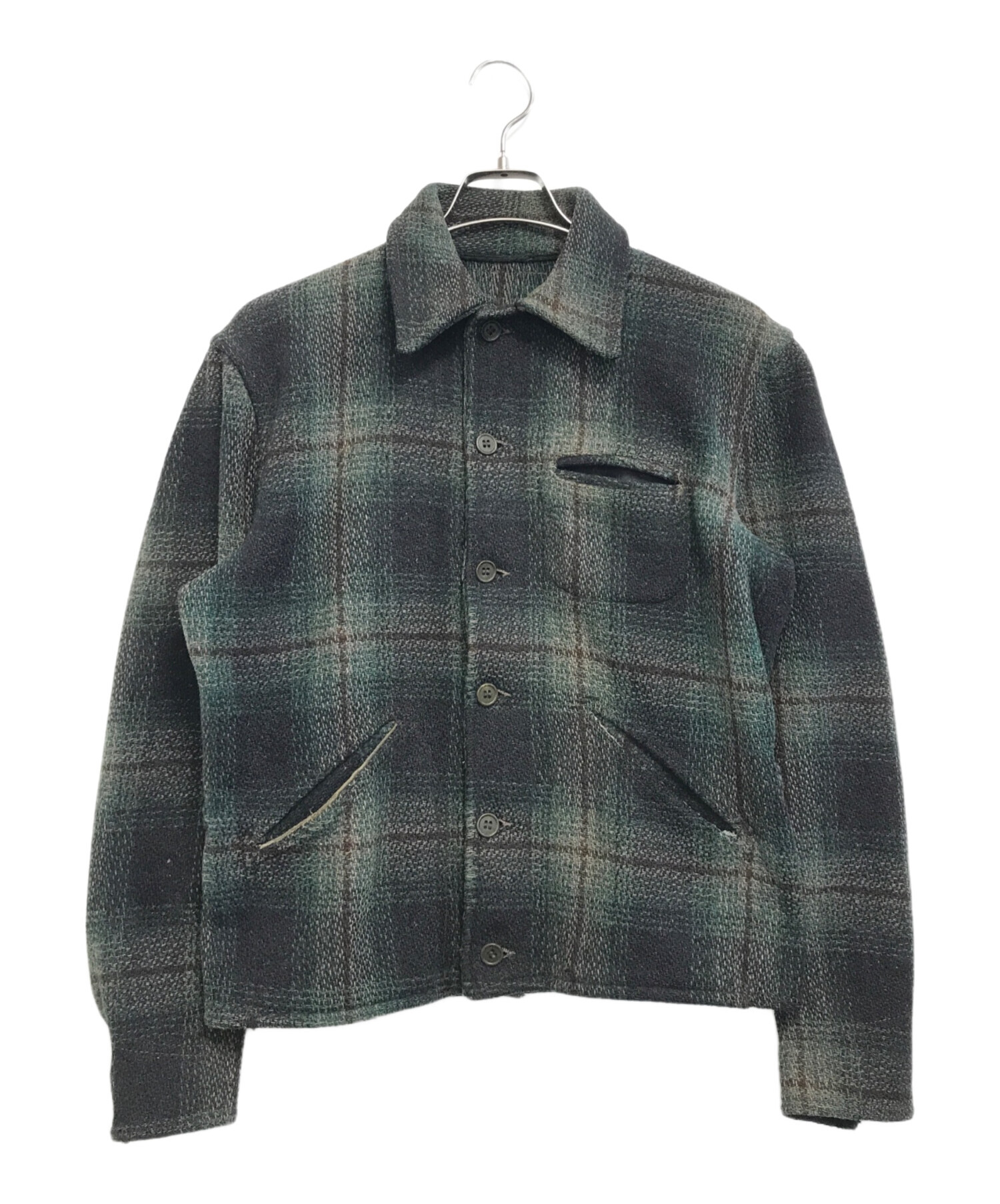 中古・古着通販】VINTAGE (ヴィンテージ) スポーツジャケット グリーン