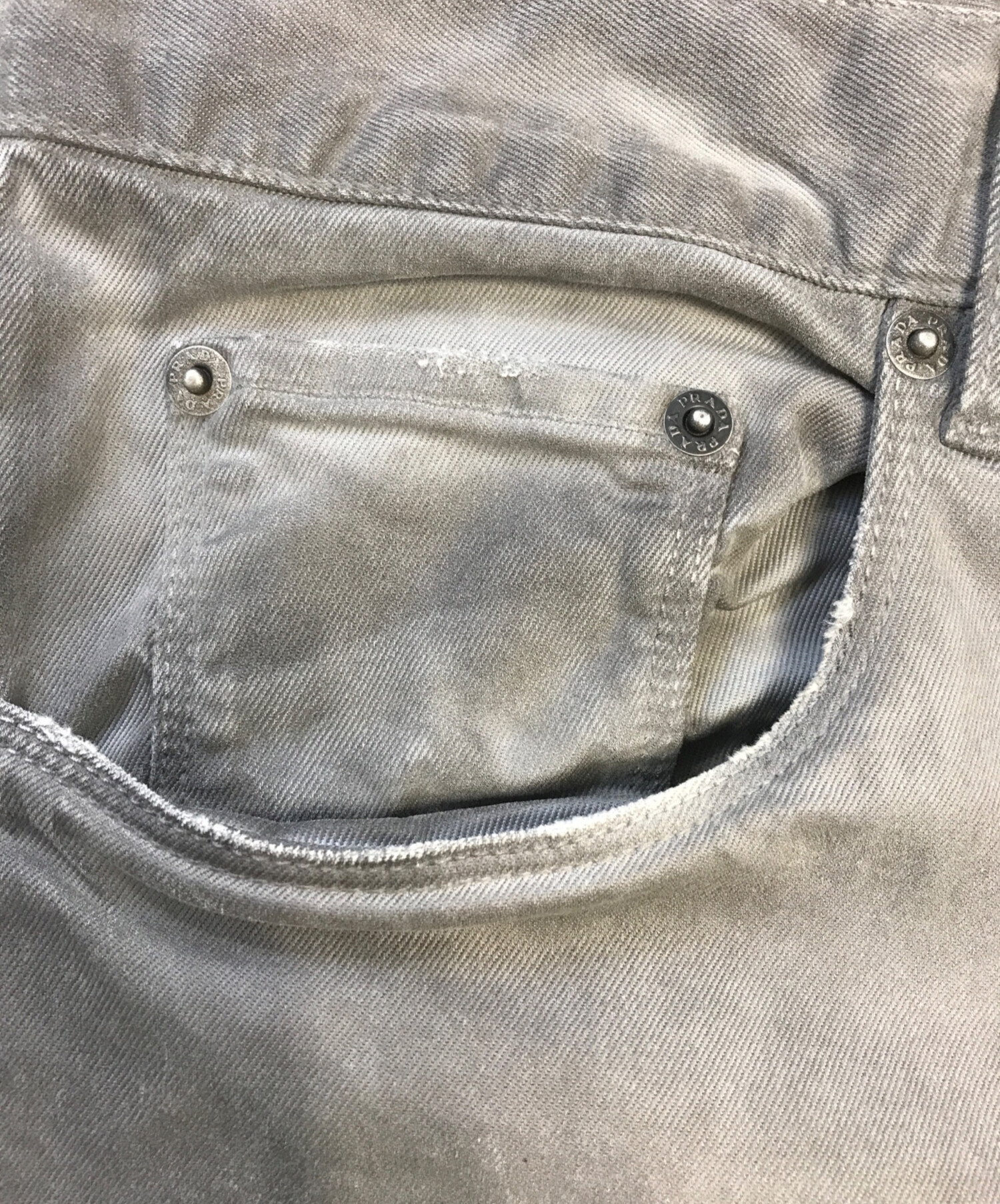 中古・古着通販】PRADA (プラダ) コットンストレッチデニム