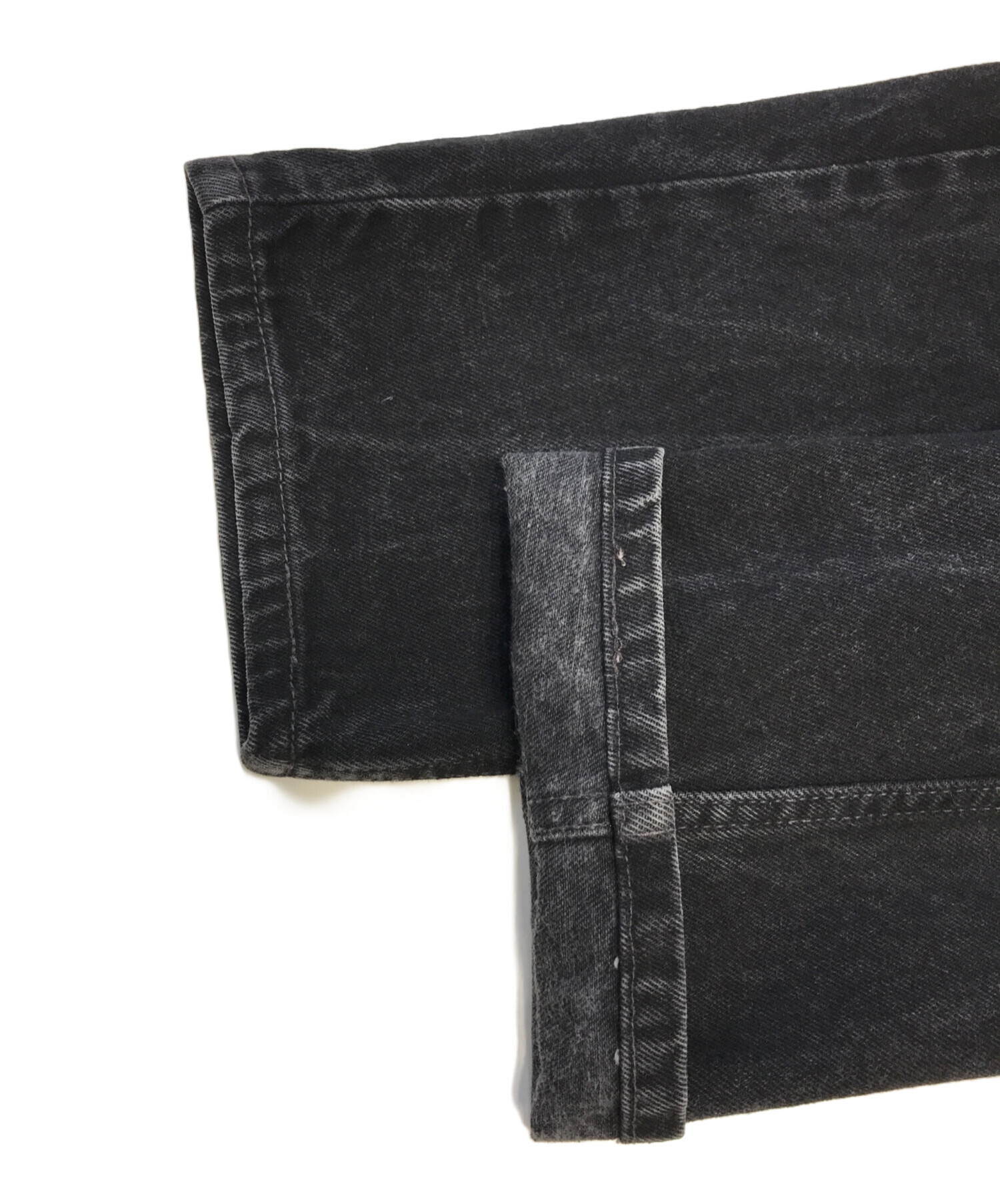 中古・古着通販】LEVI'S (リーバイス) 505後染めブラックデニム