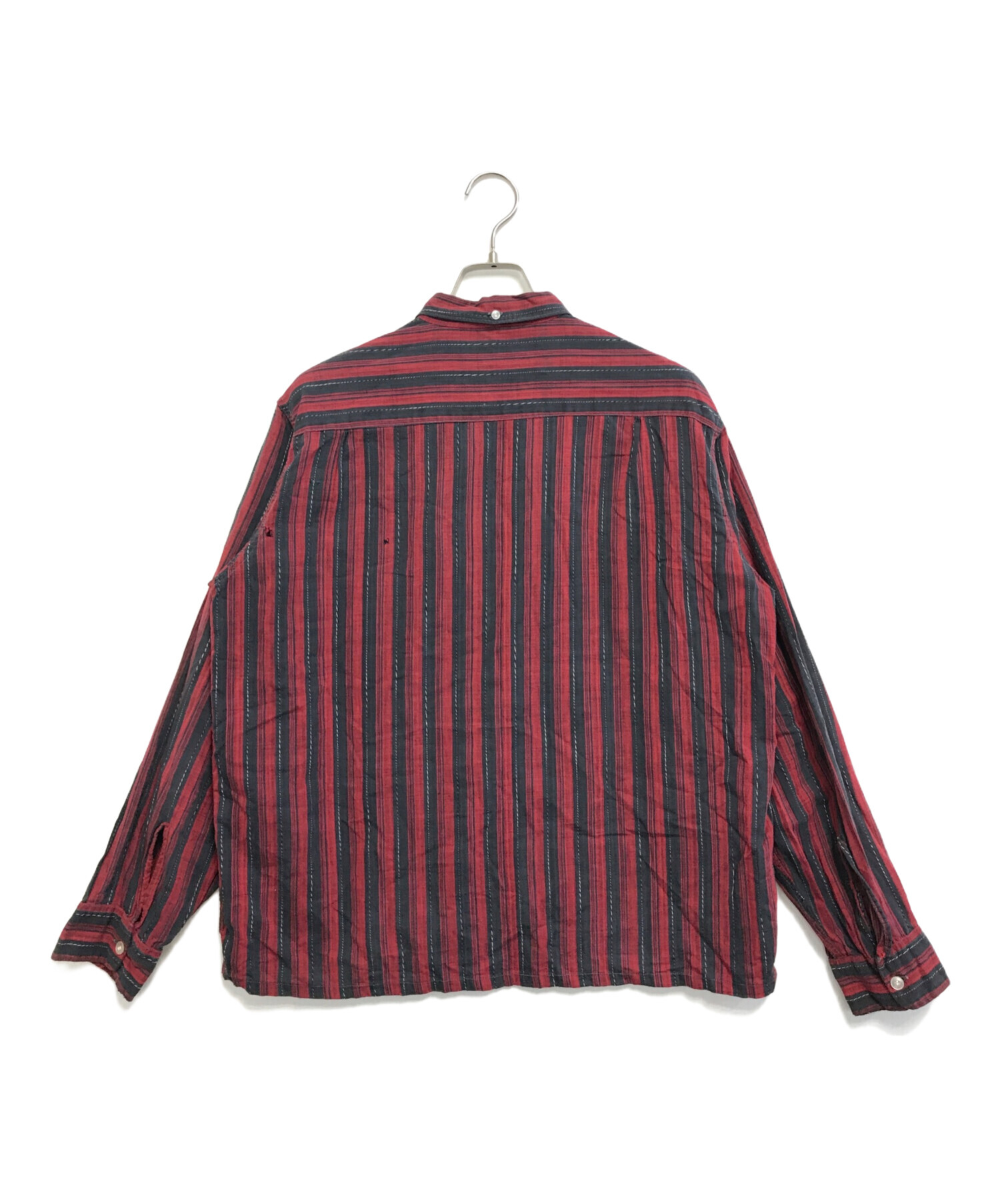 中古・古着通販】VINTAGE (ヴィンテージ) 3点留めシャツ レッド サイズ 