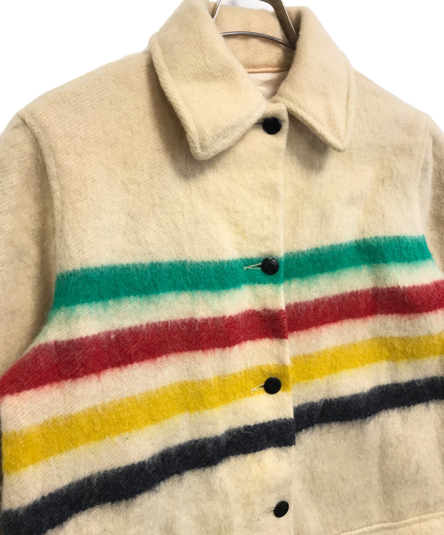 中古・古着通販】hudson's bay (ハドソンズバイ) マルチボーダーウール