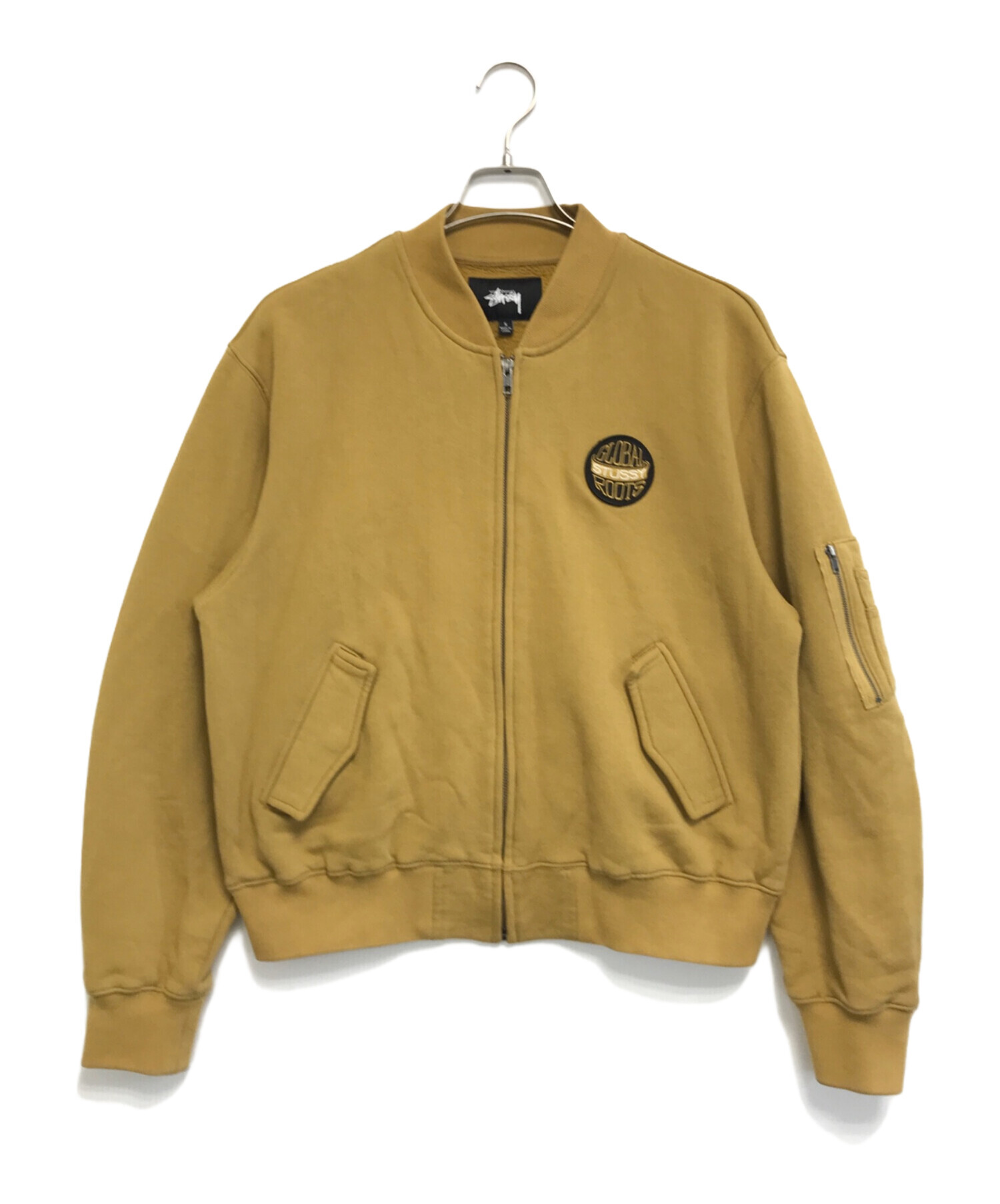 中古・古着通販】stussy (ステューシー) MA-1ジップアップスウェット 