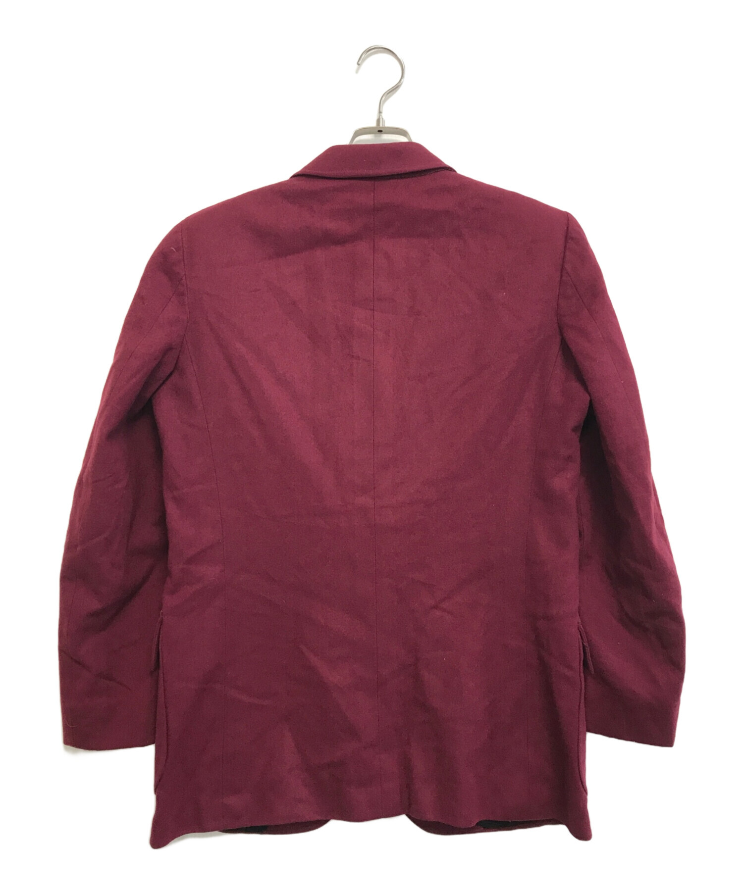 テーラードジャケット (L) ベロア調 スリット 羽織り ワインレッド系 古着 楽天市場】秋 テーラードジャケット レディース ベルベット ベロア
