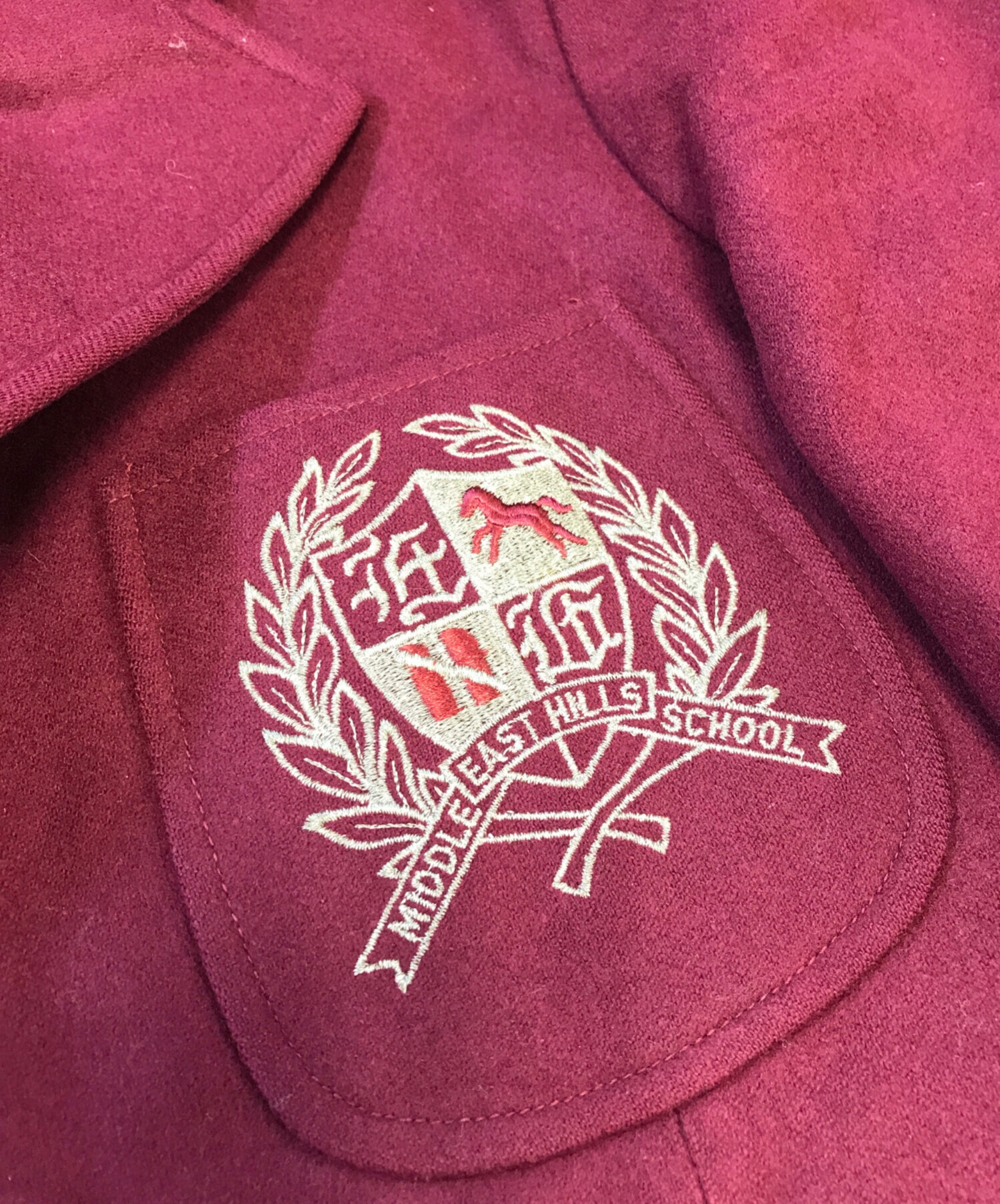 中古・古着通販】VINTAGE (ヴィンテージ) スクールジャケット レッド 