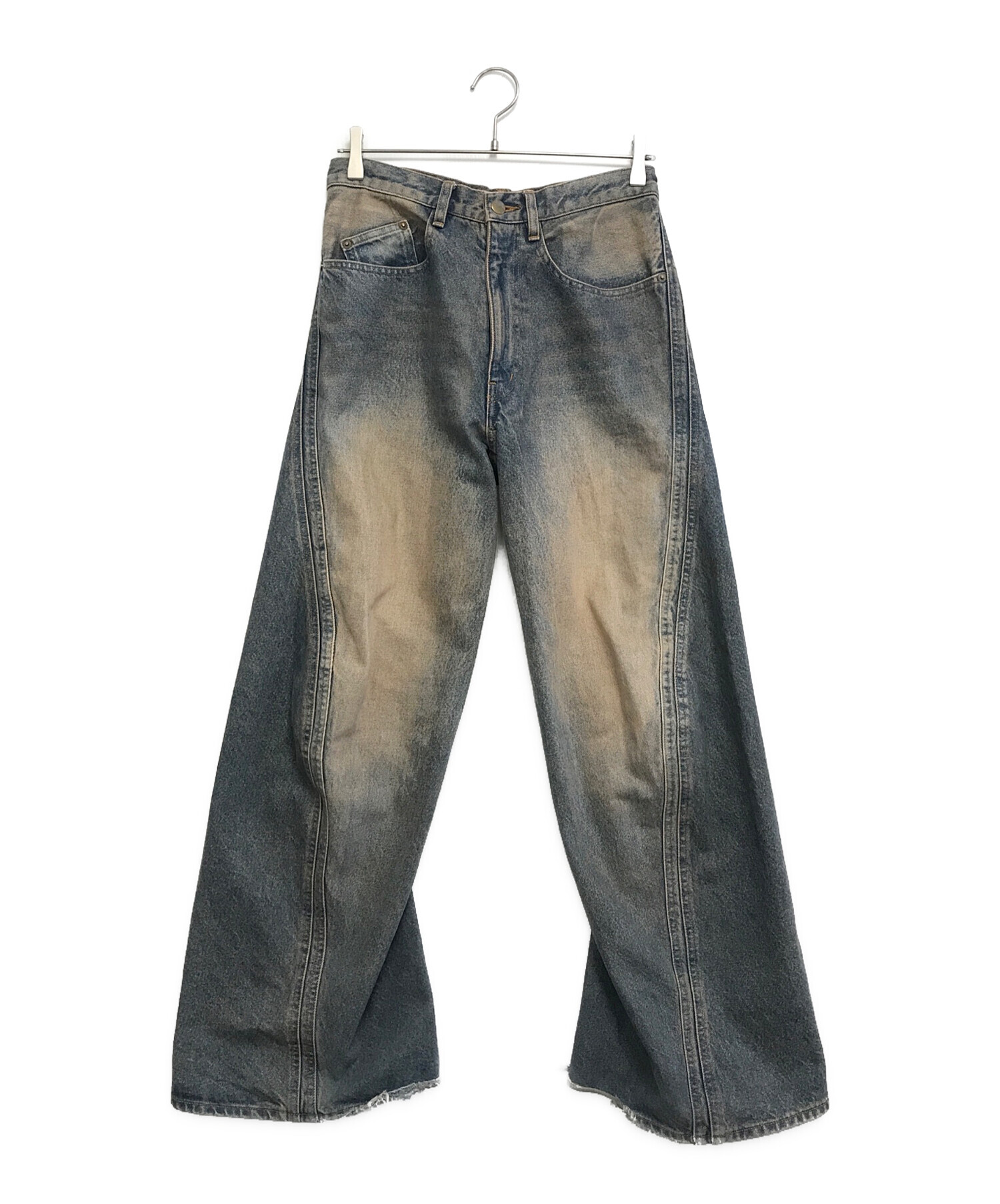 中古・古着通販】NVRFRGT (ネヴァーフォーゲット) 3D Twisted Jeans 