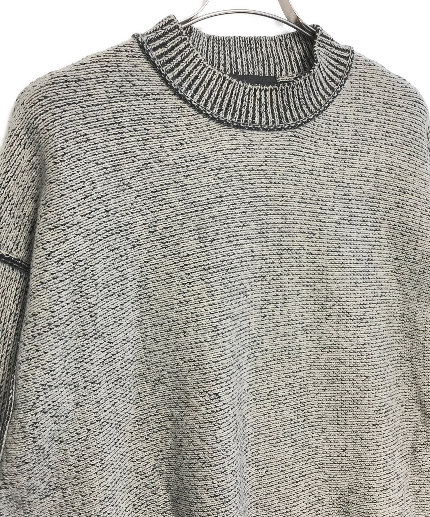 中古・古着通販】UNUSED (アンユーズド) Wool knit pullover ベージュ 