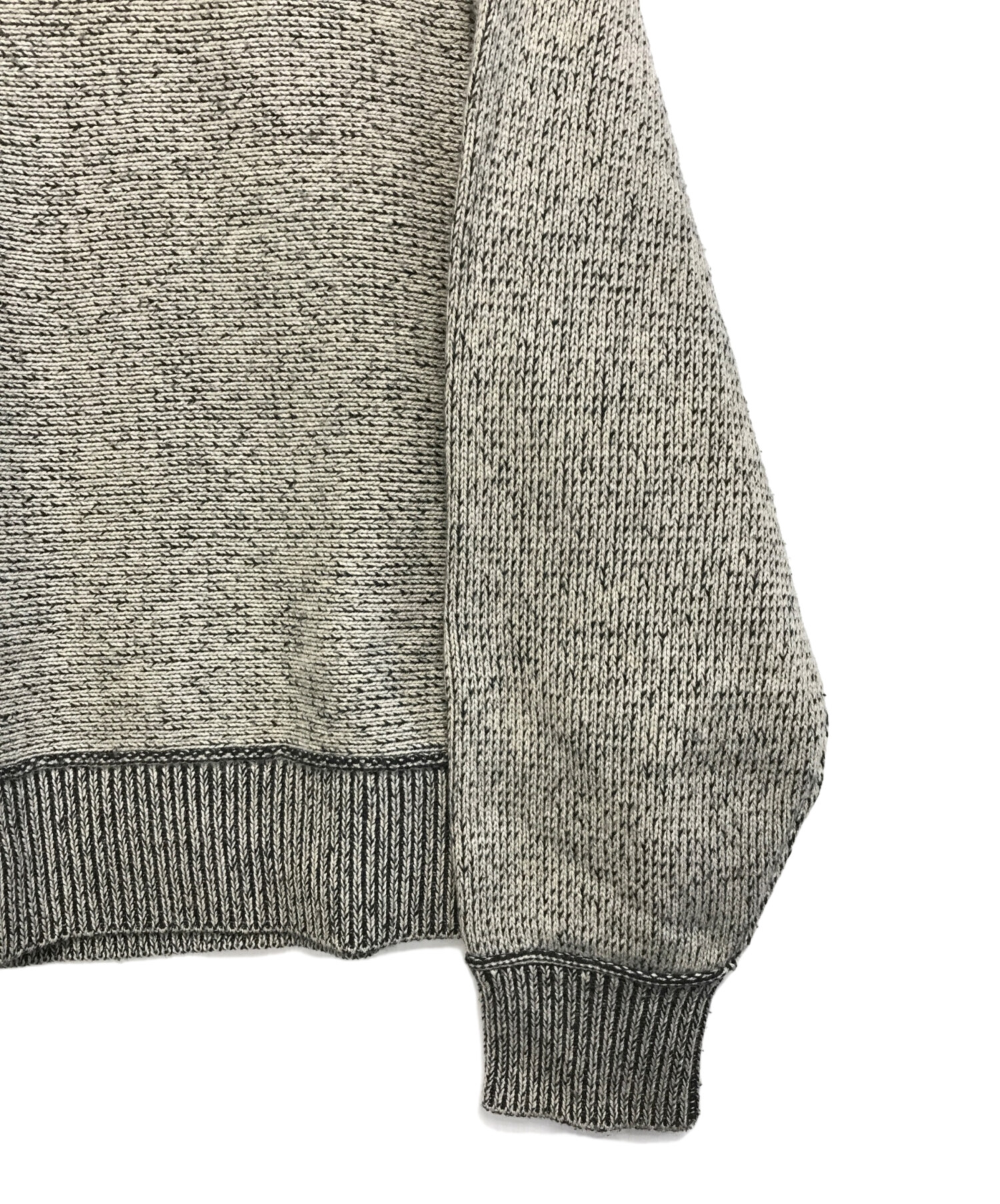 中古・古着通販】UNUSED (アンユーズド) Wool knit pullover ベージュ 