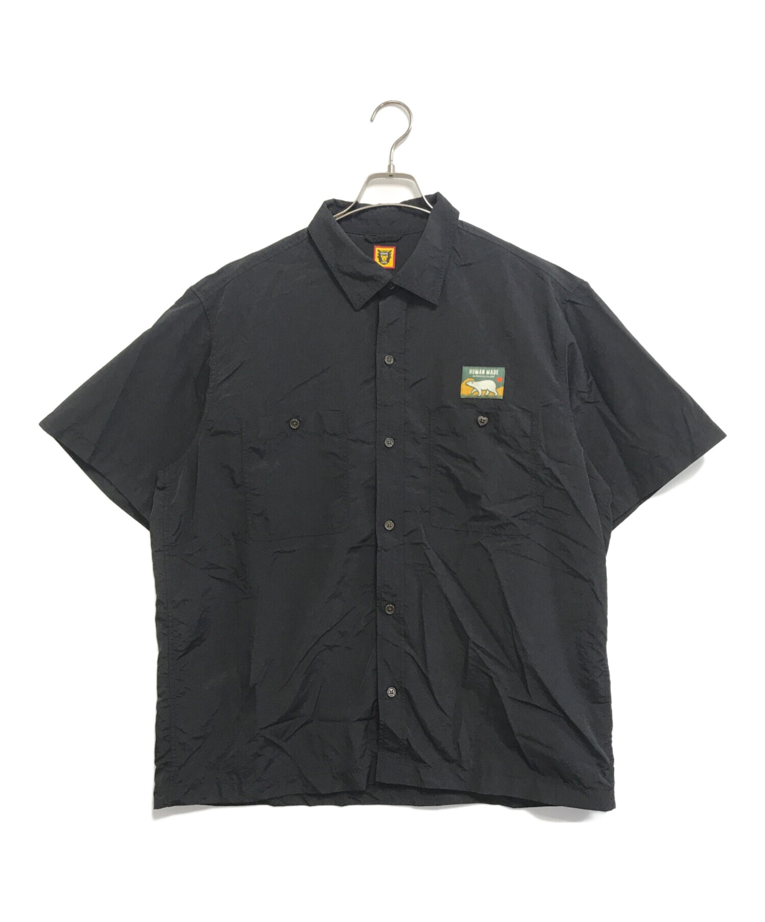 中古・古着通販】HUMAN MADE (ヒューマンメイド) 半袖ナイロンシャツ 