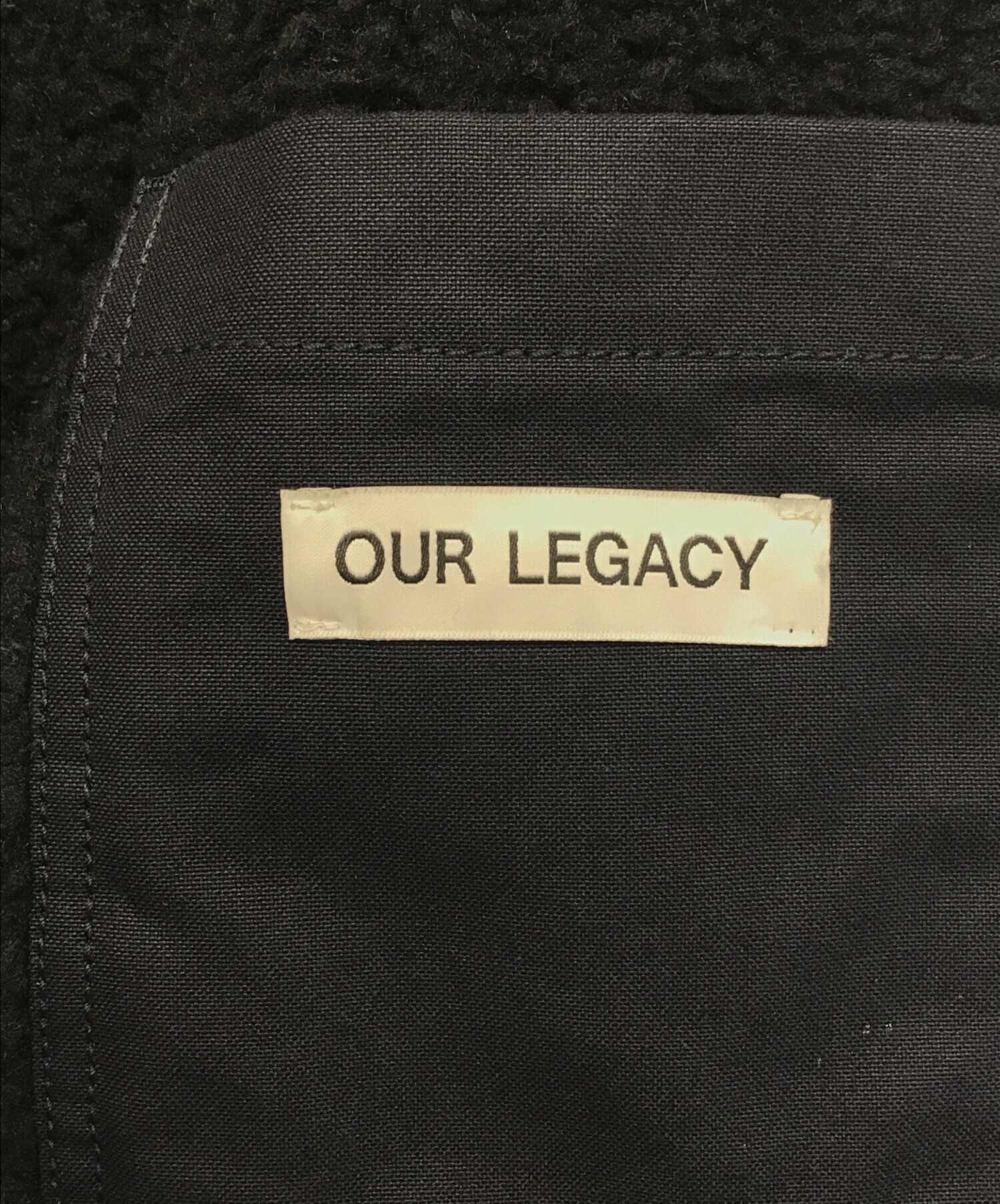 中古・古着通販】OUR LEGACY (アワーレガシー) GRIZZLY VEST ブラック