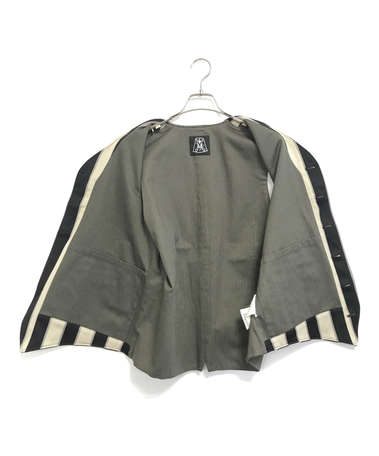 中古・古着通販】REVERBERATE (リバーバレイト) ストライプジレ 