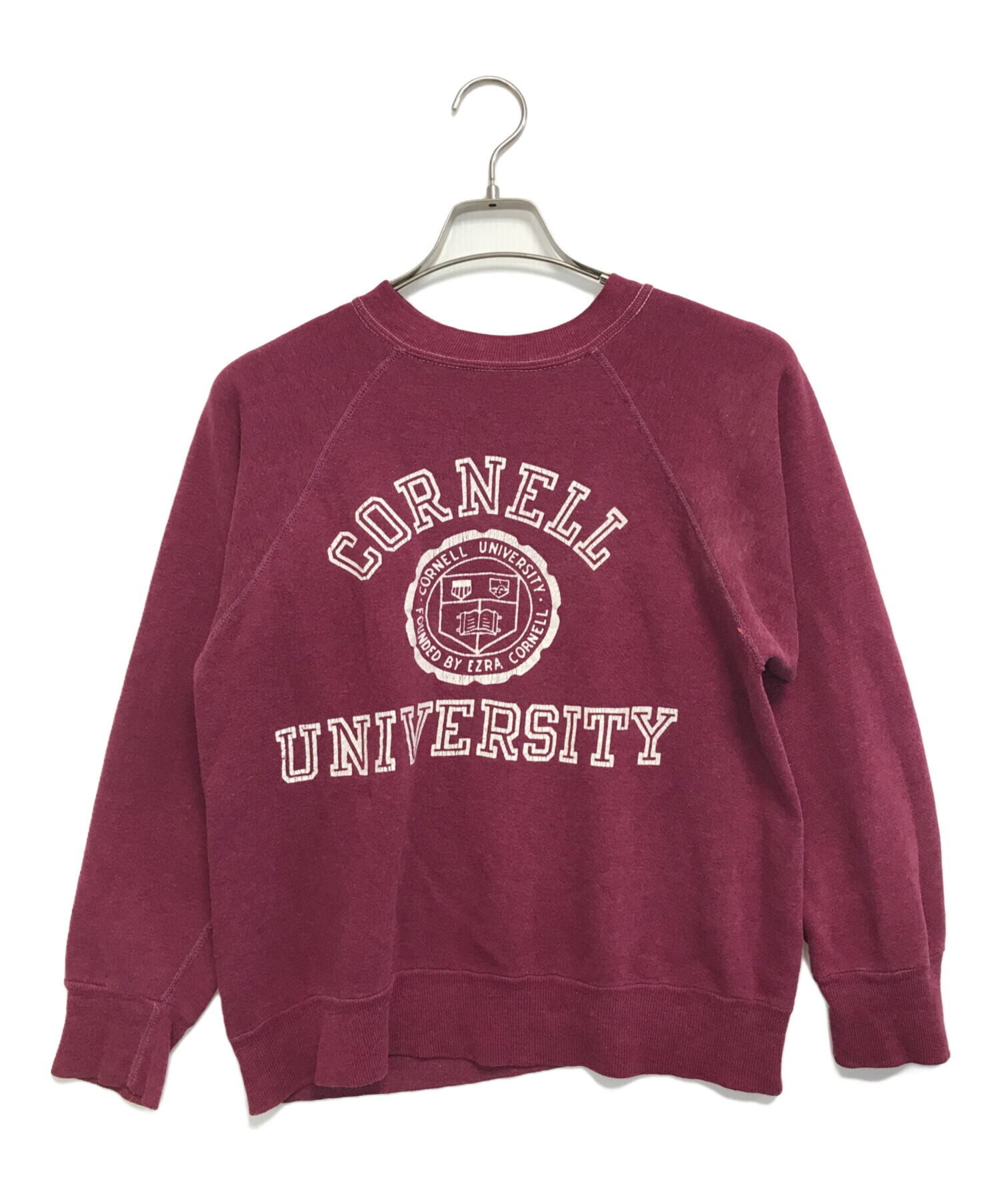 LoyolaUniversity ロゴプリント ヴィンテージラグランスウェット 中古・古着通販】VINTAGE (ヴィンテージ) 三段プリントラグラン