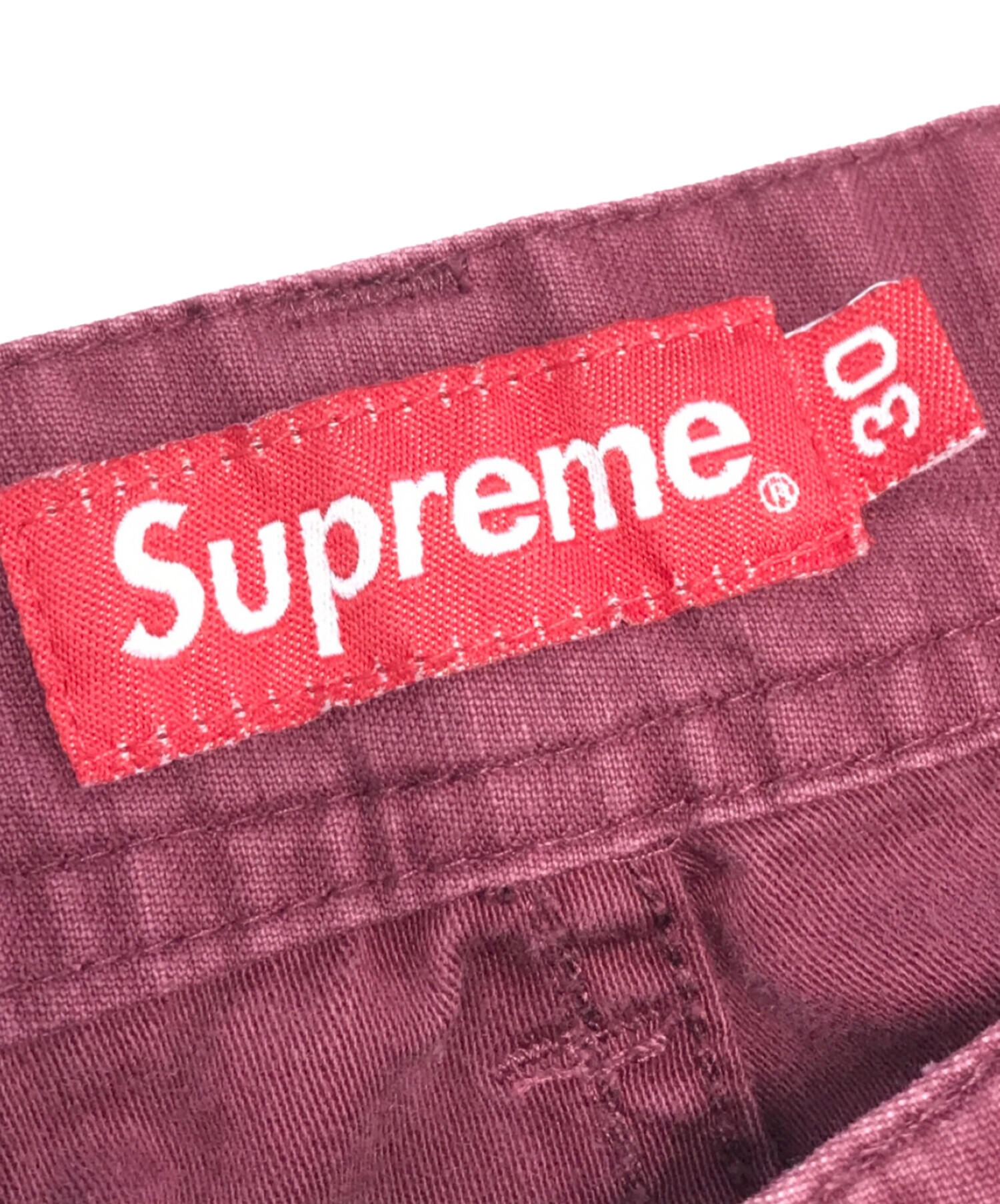 中古・古着通販】SUPREME (シュプリーム) カーゴパンツ レッド サイズ