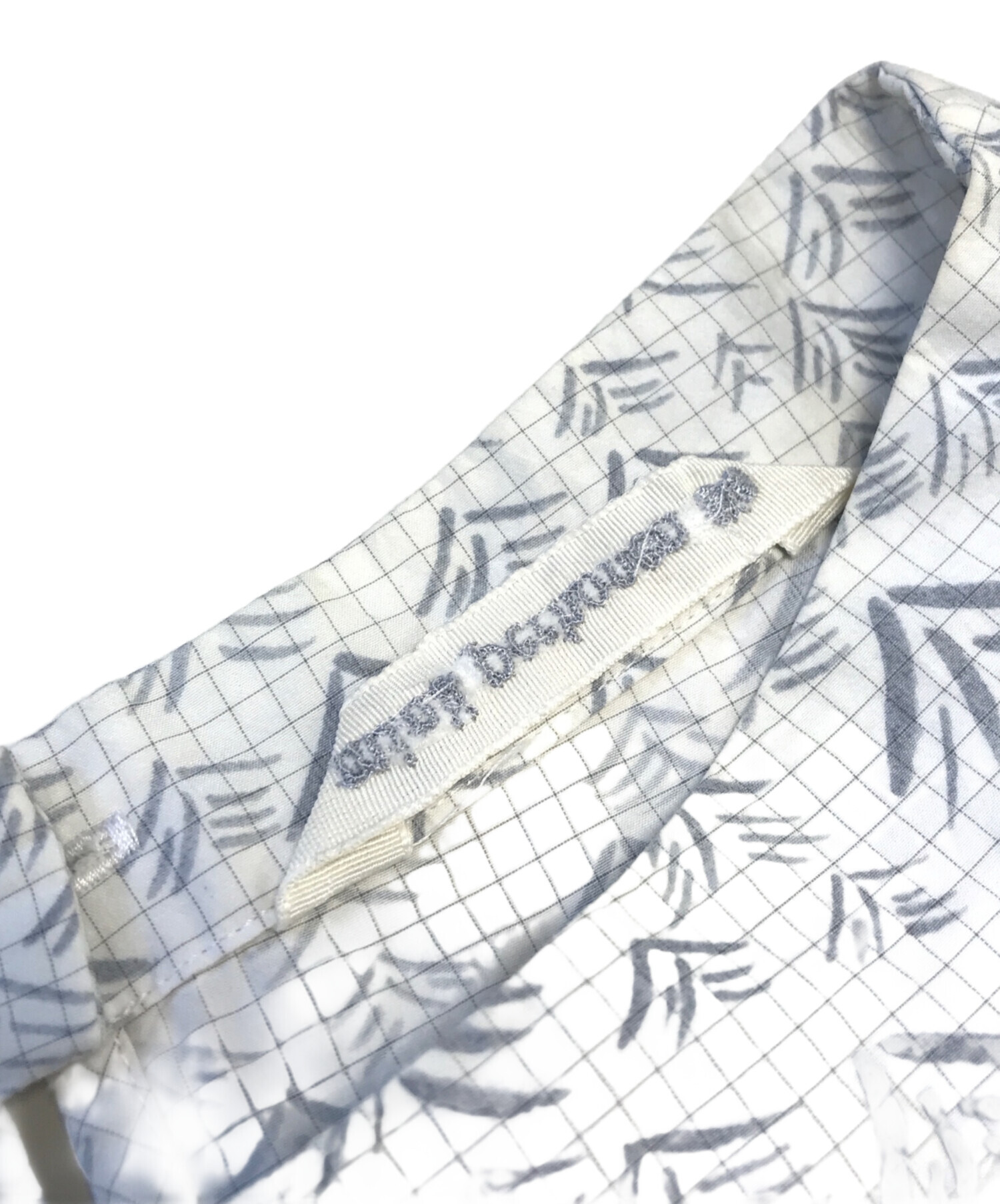 ミナペルホネン襟付き半袖ブラウス