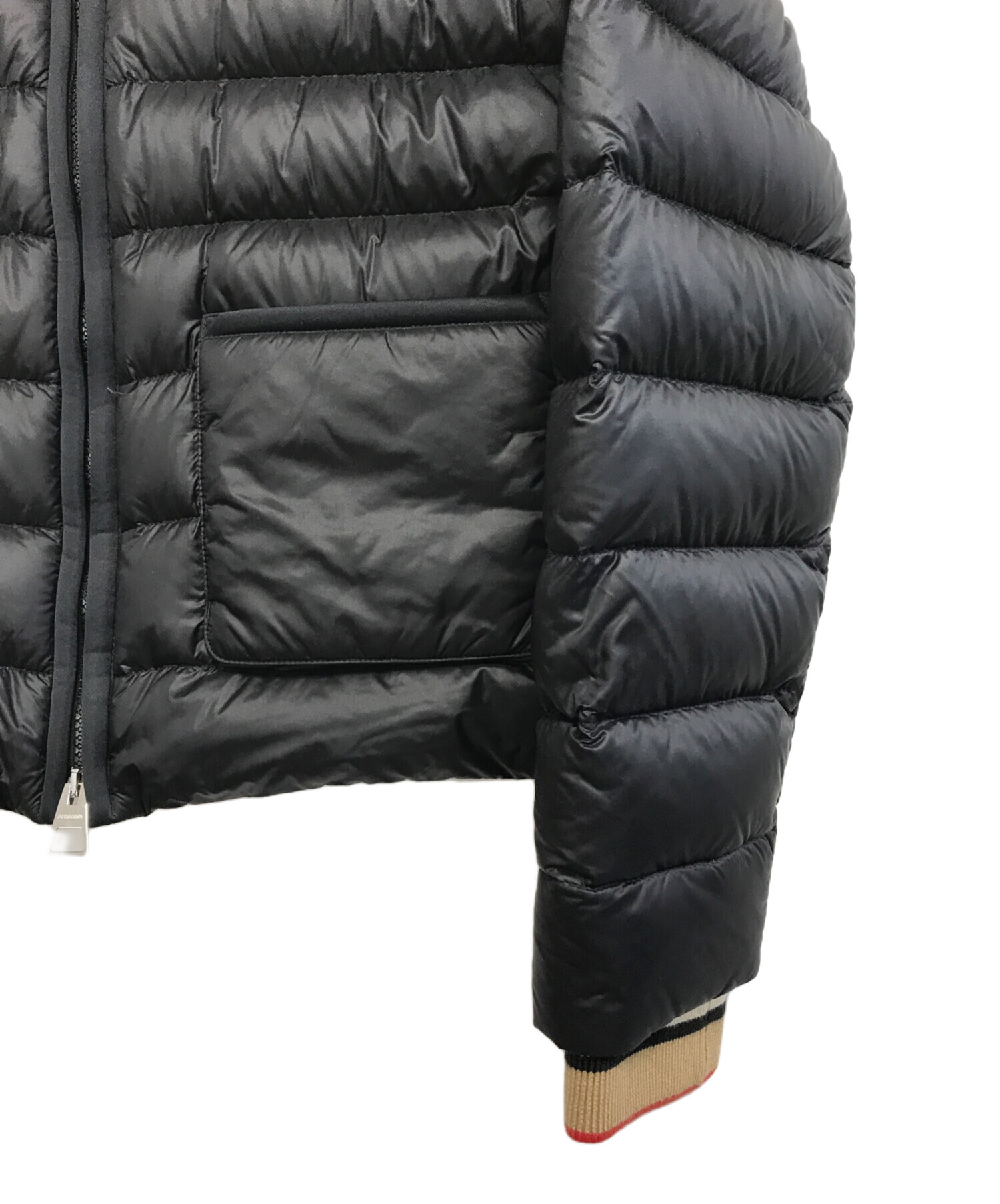 中古・古着通販】BURBERRY (バーバリー) ノーカラーダウンジャケット