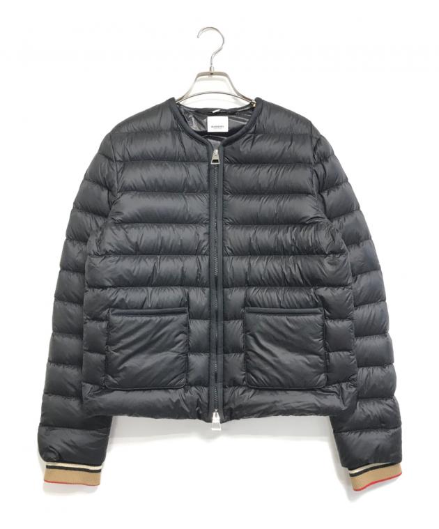 中古・古着通販】BURBERRY (バーバリー) ノーカラーダウン 中古・古着通販】BURBERRY (バーバリー) ノーカラーダウン