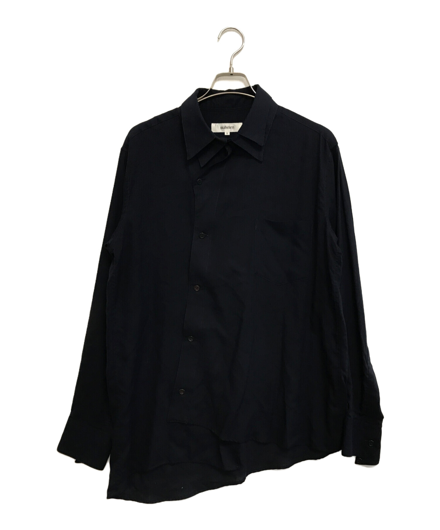 中古・古着通販】sulvam (サルバム) DOUBLE COLLAR SHIRTS