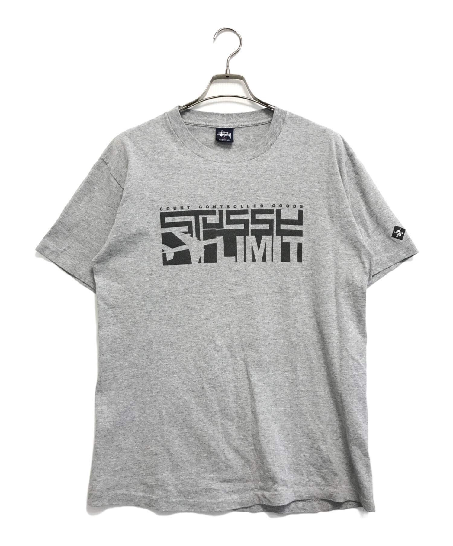 中古・古着通販】stussy (ステューシー) Tシャツ グレー サイズ:L 