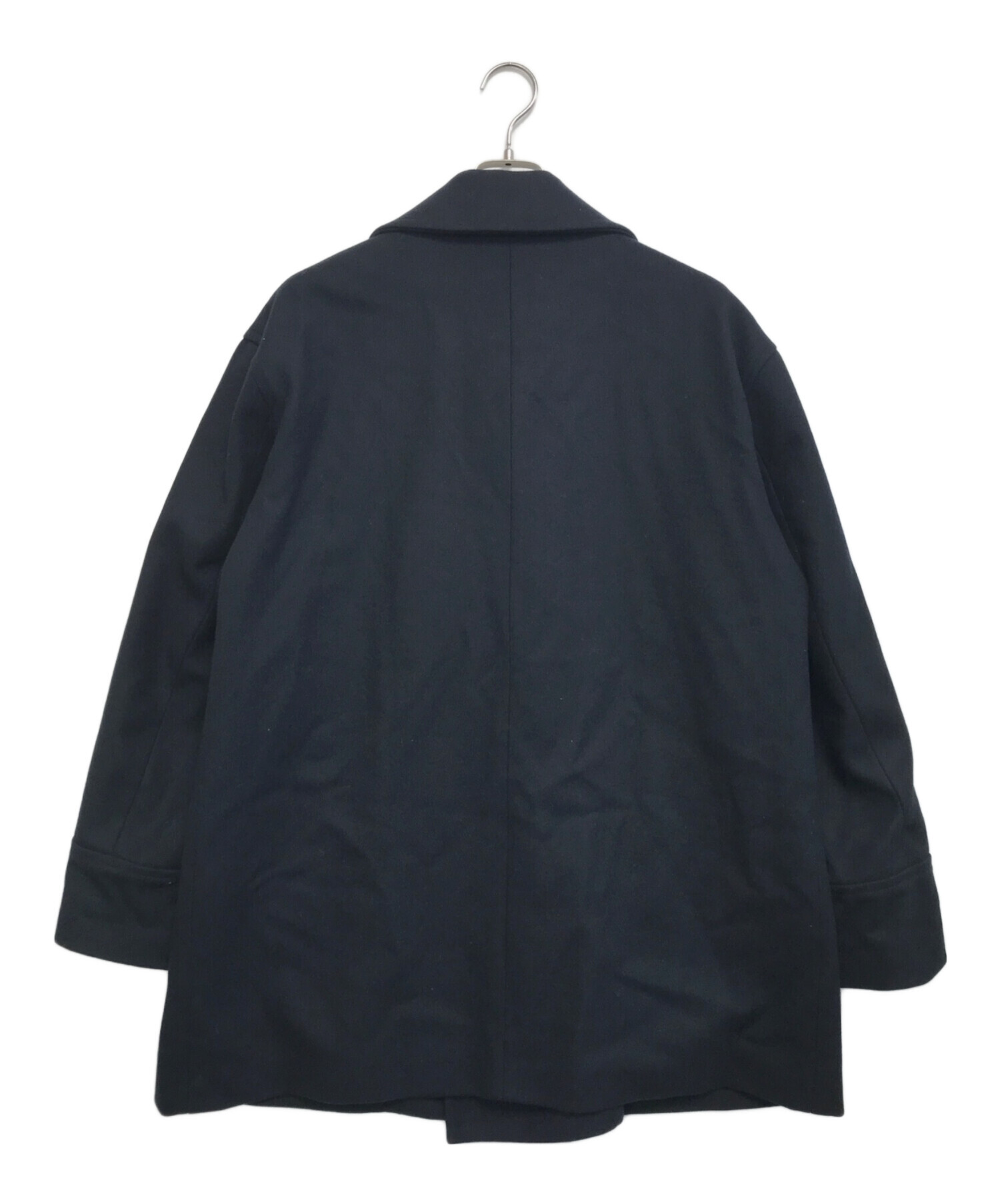 【未使用級】 MACKINTOSHマッキントッシュ ピーコート ウール 黒 S 中古・古着通販】MACKINTOSH (マッキントッシュ) メルトンウール 8B