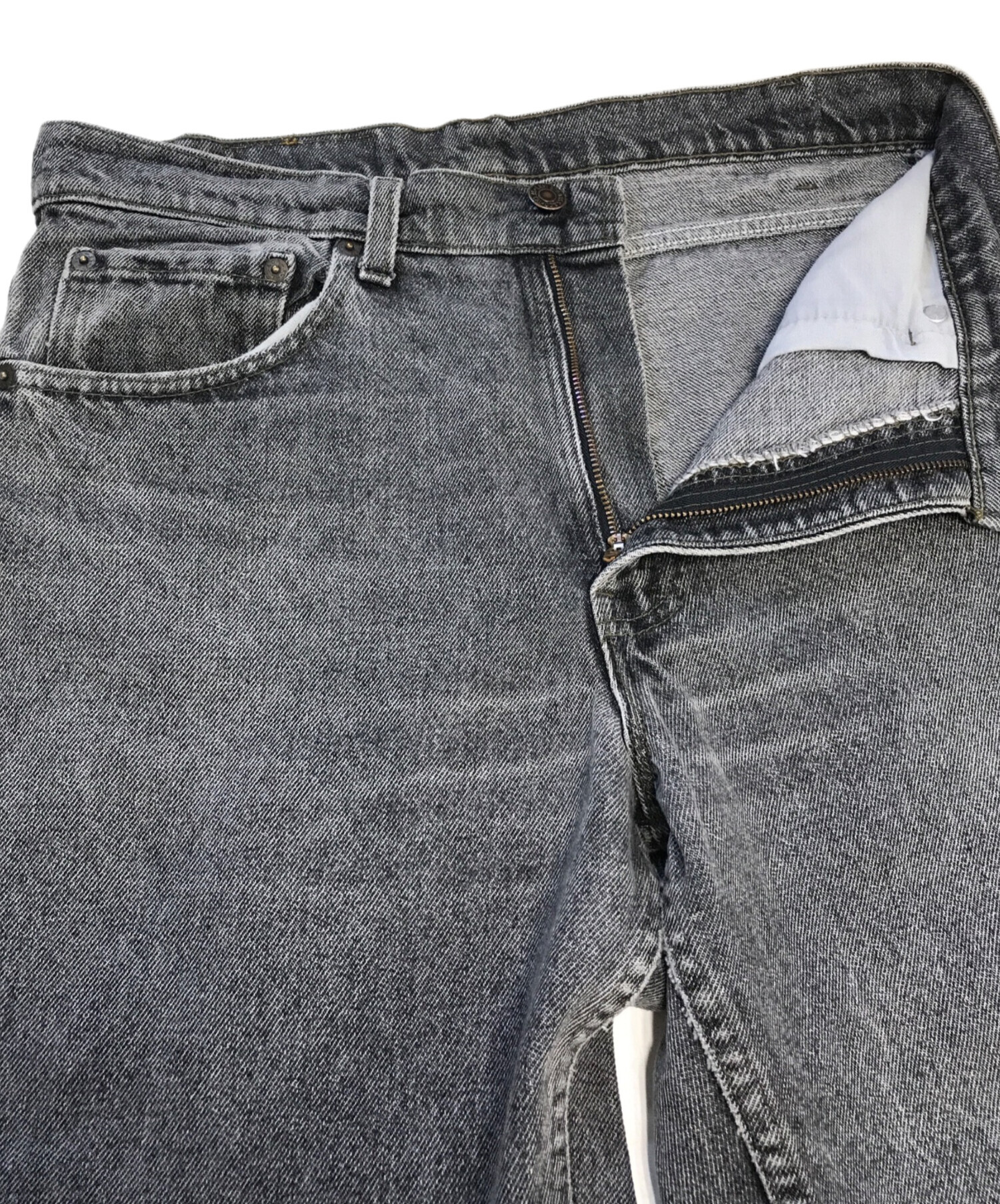 中古・古着通販】LEVI'S (リーバイス) 550先染めブラックデニム
