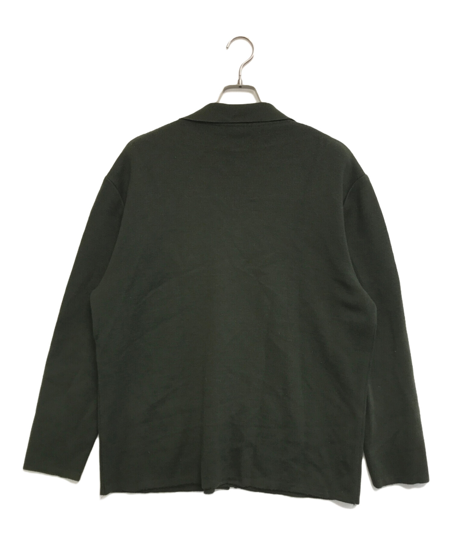 中古・古着通販】LACOSTE (ラコステ) ニットカーディガン オリーブ 