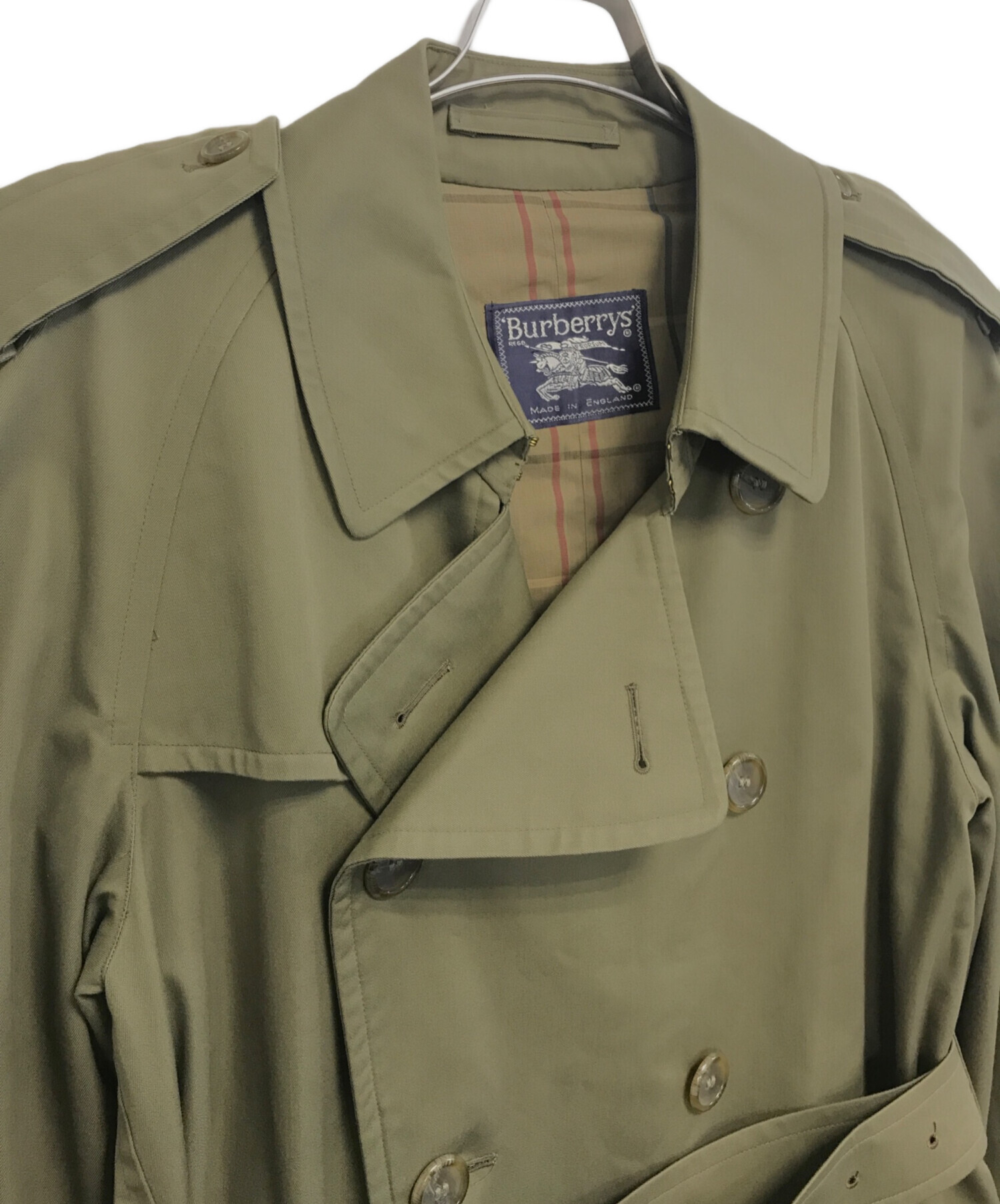Burberrys トレンチコート オリーブ BURBERRY - 極美品 Vintage バーバリー Burberrys コート トレンチ