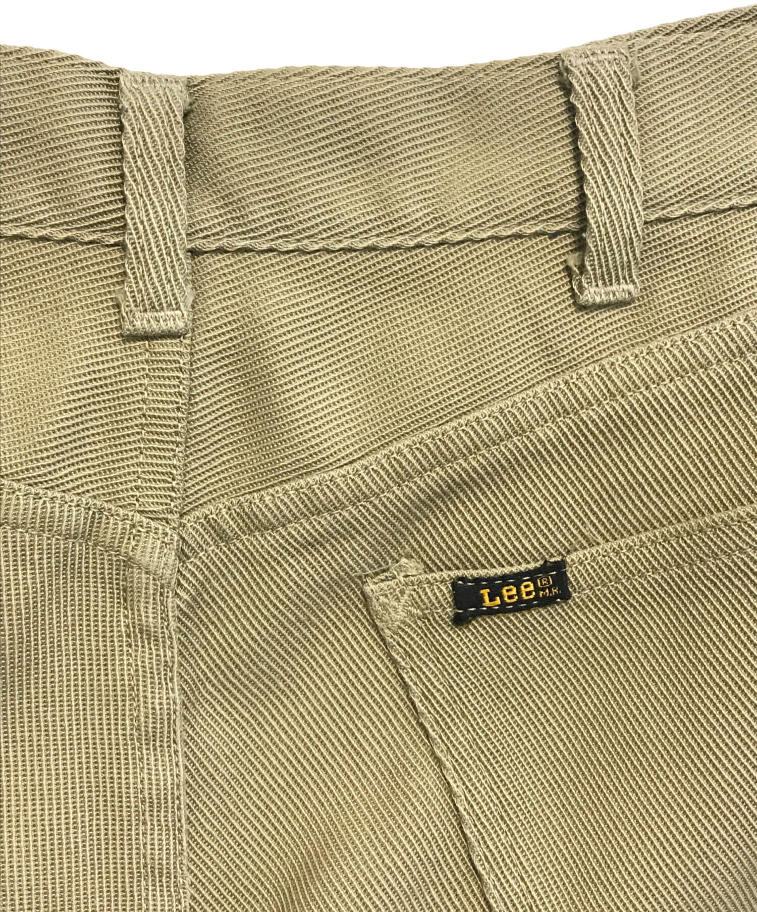 中古・古着通販】LEE (リー) 70'sコットンスリムパンツ ベージュ