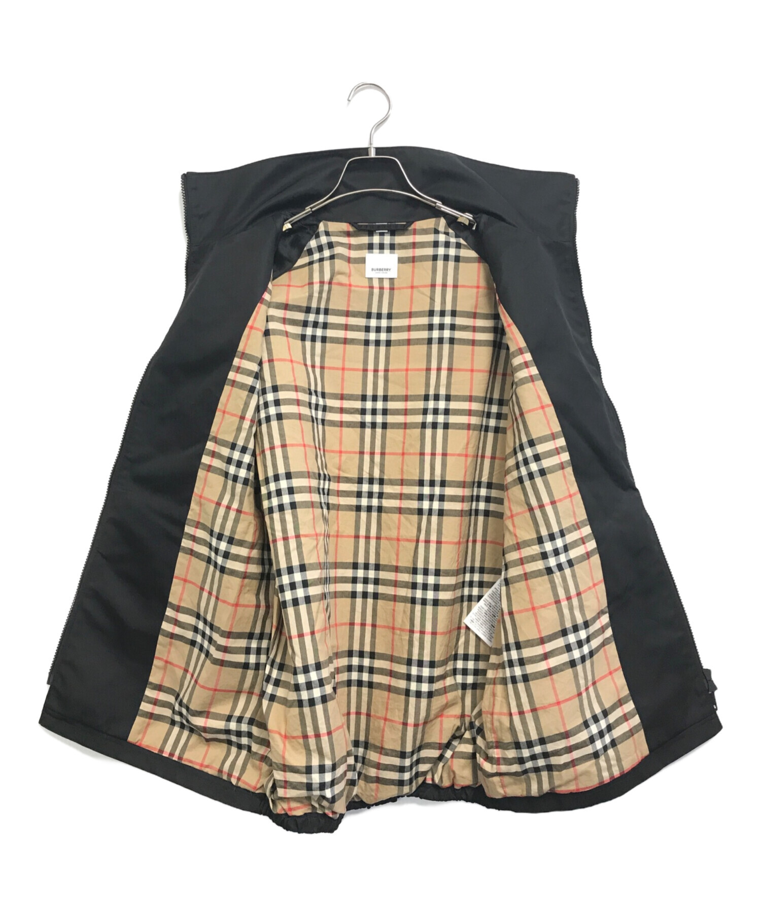 中古・古着通販】BURBERRY (バーバリー) ナイロンジャケット ブラック 