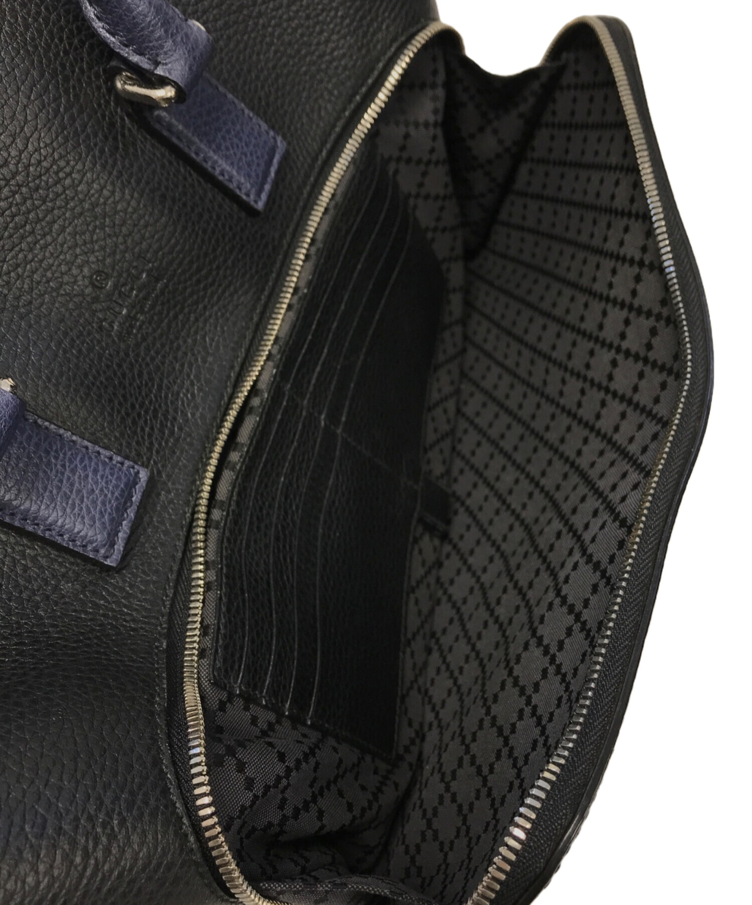 値下げ☆大特価 グッチ GUCCI バッグ ビジネスバッグにも☆ クリーニング済み 中古・古着通販】GUCCI (グッチ) ビジネスバッグ ネイビー サイズ:表記